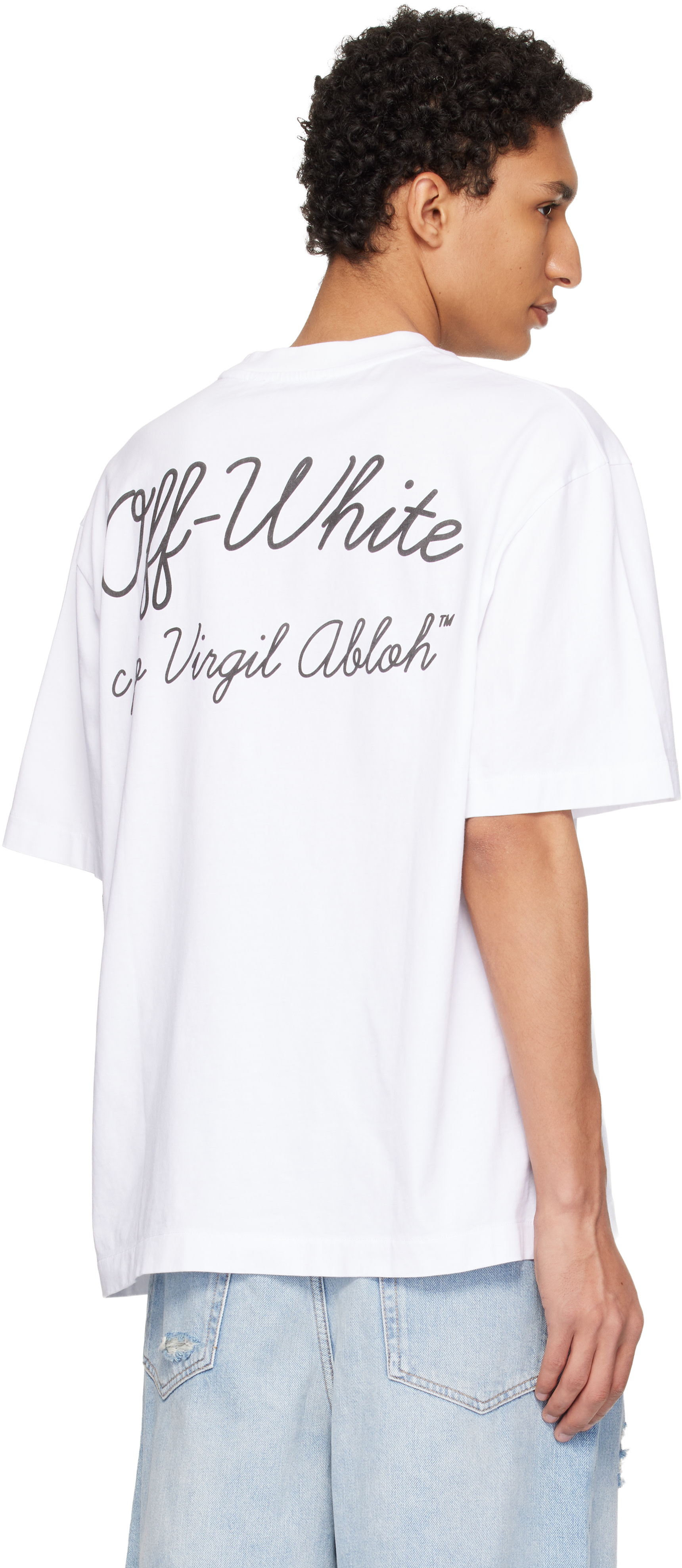 Off-White - White Script Skate T-shirt
