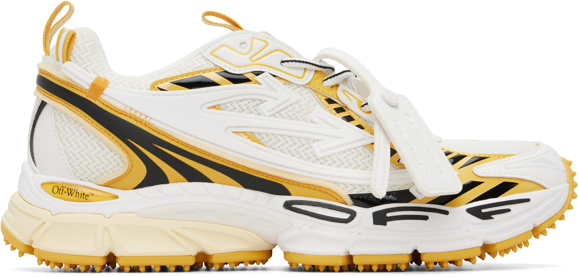 Off-White - Baskets Be Right Back blanc et jaune