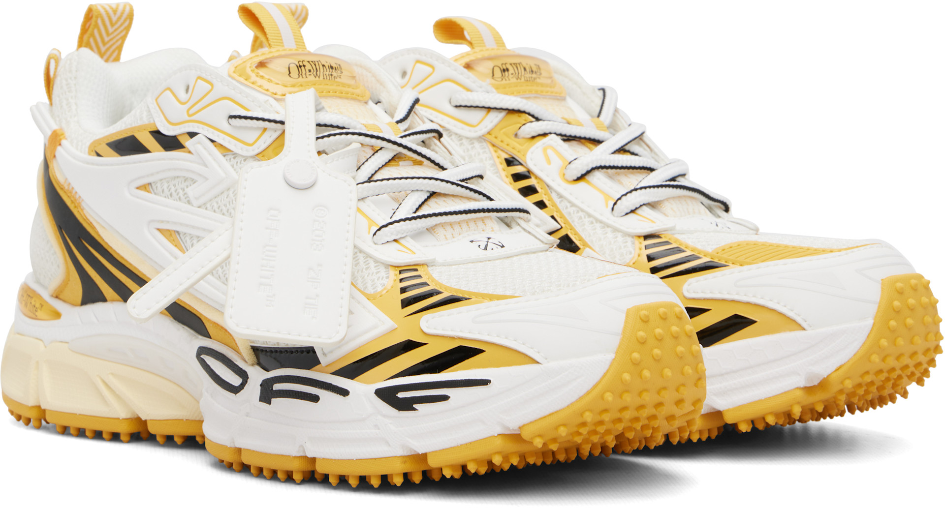Off-White - Baskets Be Right Back blanc et jaune