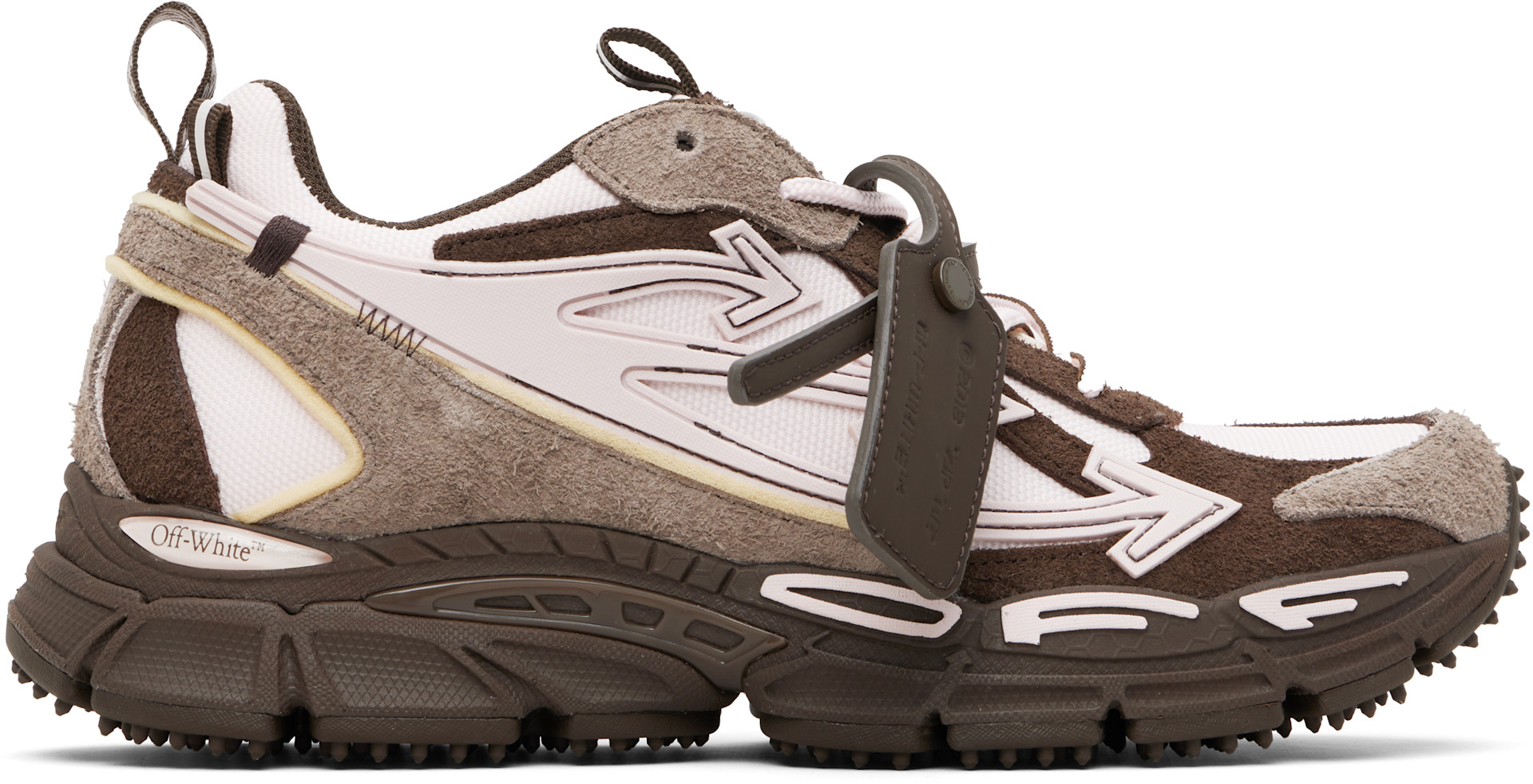 Off-White - Baskets Be Right Back brun et rose