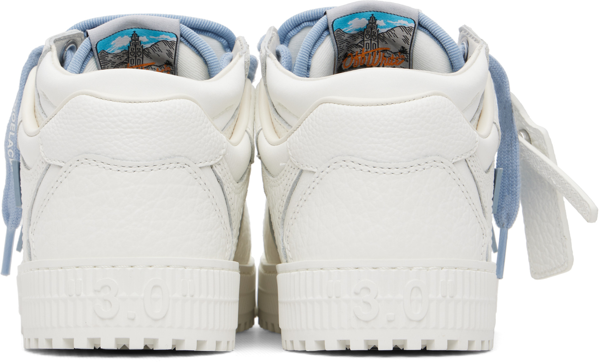 Off-White - Baskets 3.0 Floating Arrow blanc et bleu
