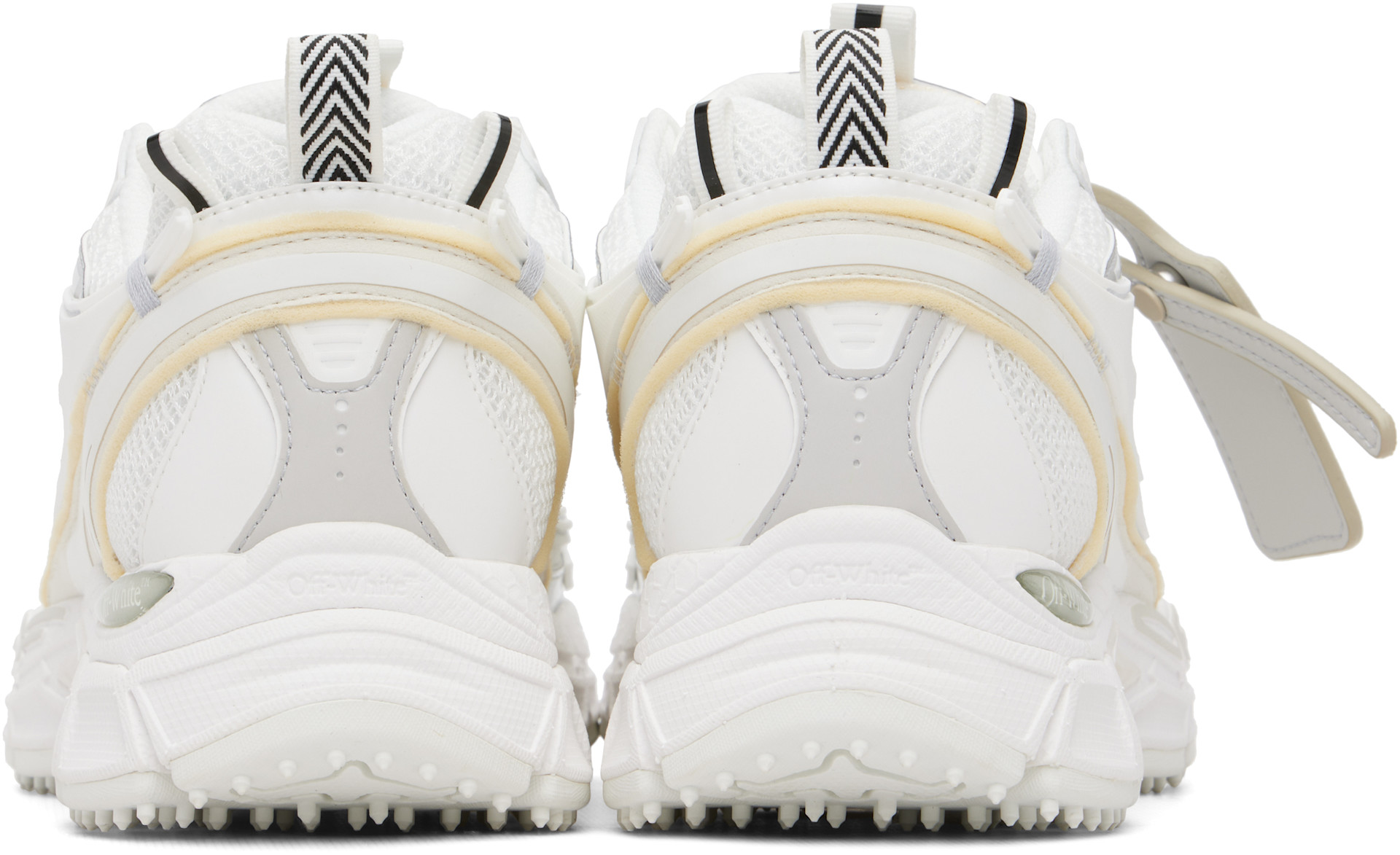 Off-White: White 'Be Right Back' Sneakers | SSENSE