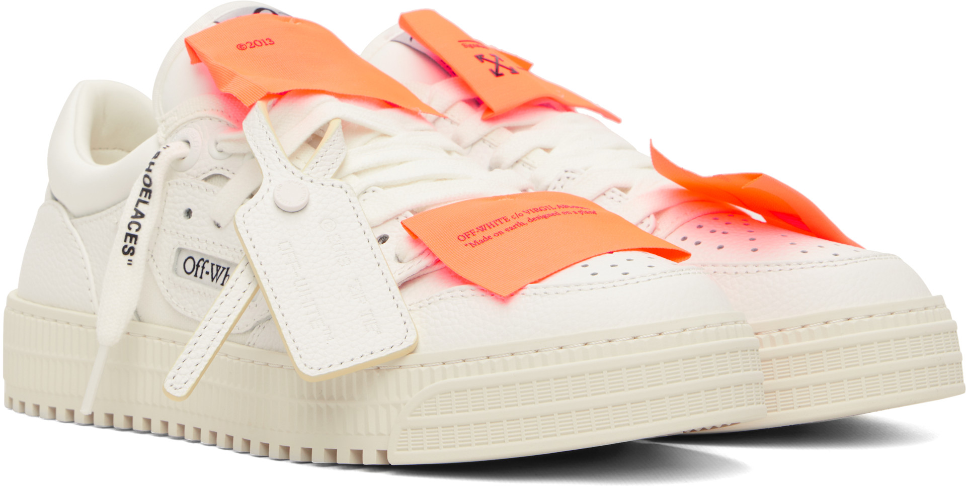 Off-White: White Low Top 3.0 Off Court Sneakers | SSENSE
