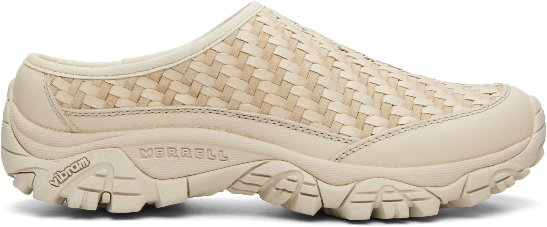 Merrell 1TRL - Off-White Moab 2 Leather Slide Flats
