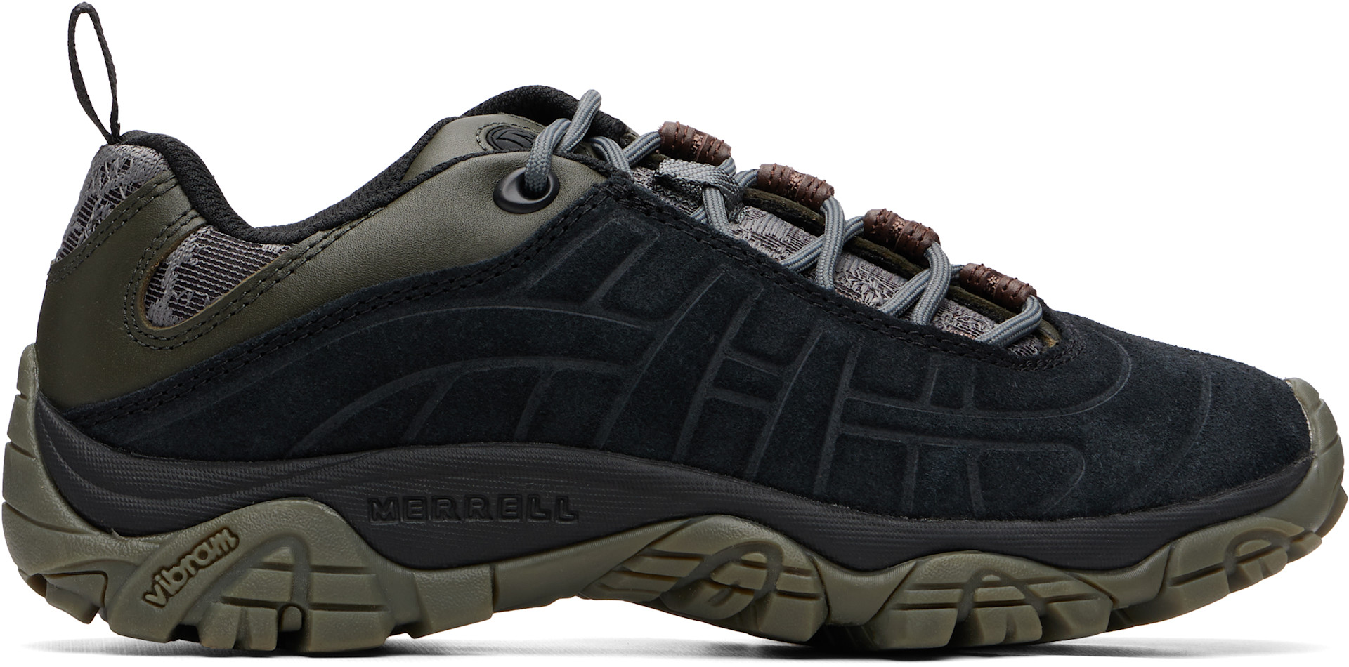 Merrell 1TRL - 블랙 모압 2 리믹스 가죽 스니커즈