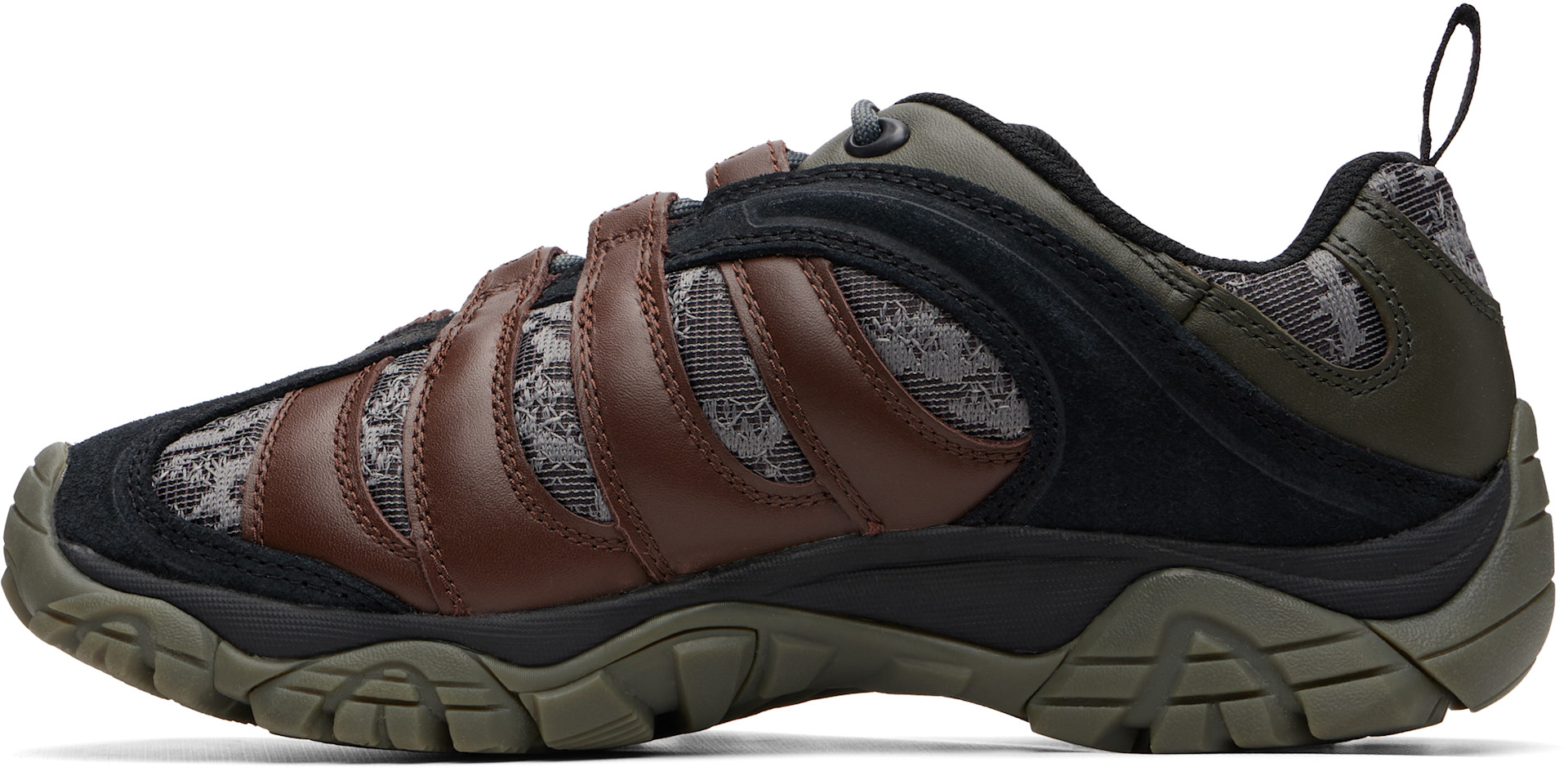 Merrell 1TRL - 블랙 모압 2 리믹스 가죽 스니커즈