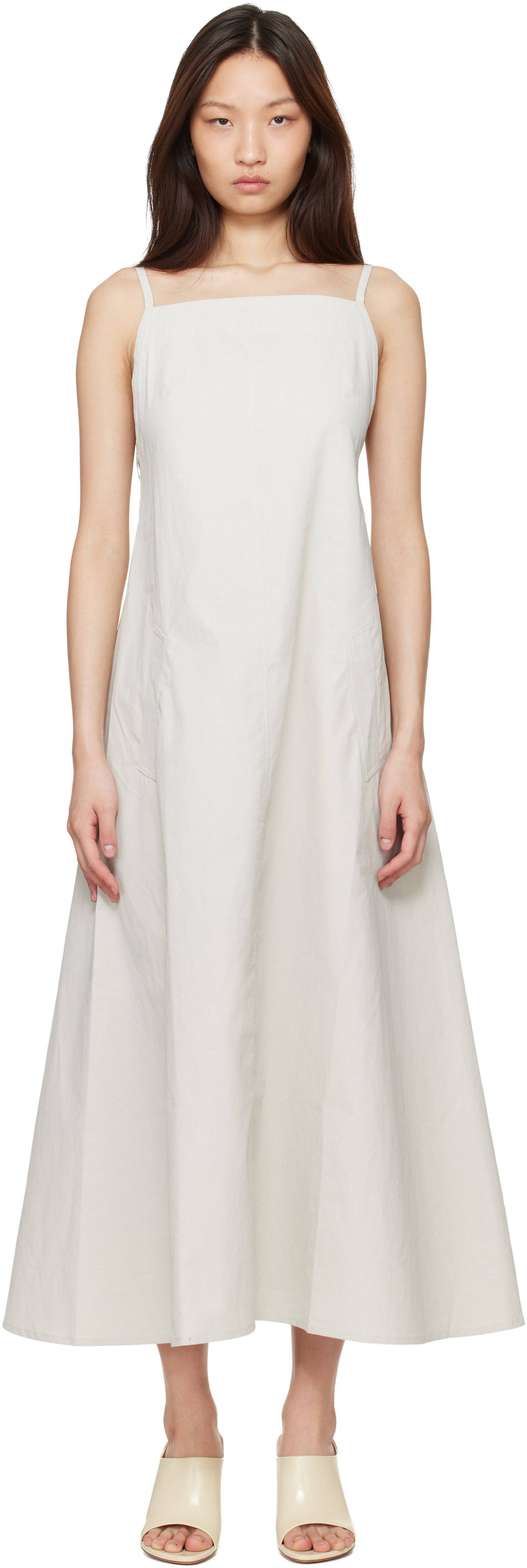 Studio Nicholson - Robe longue Chrono beige
