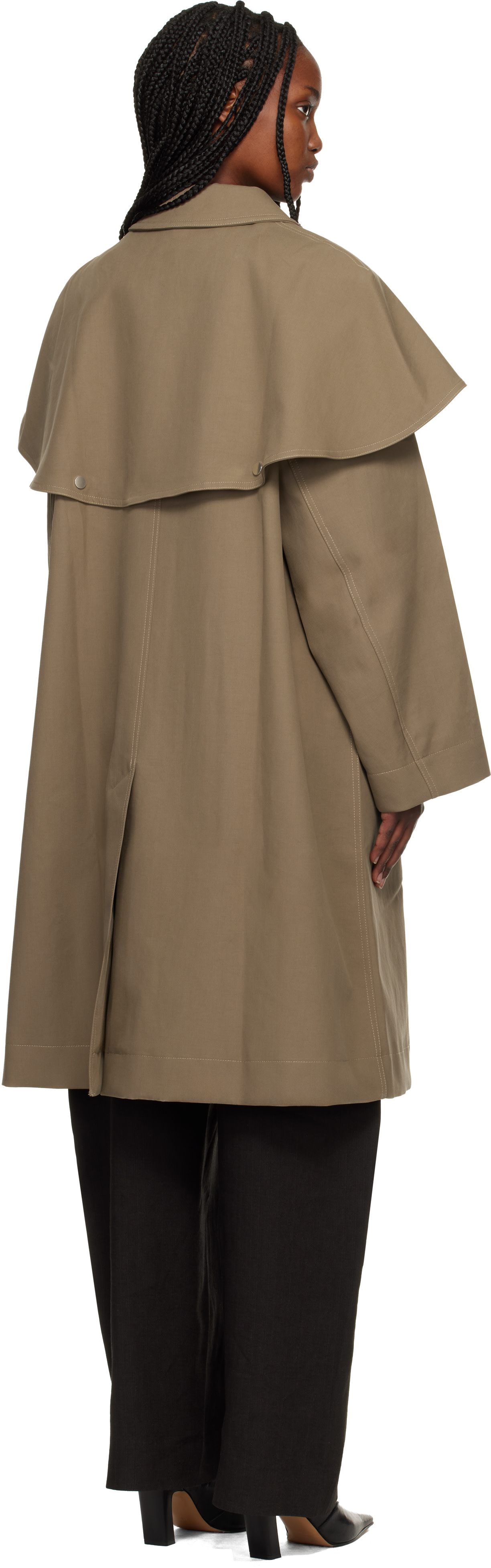 Studio Nicholson: Beige Haver Trench Coat | SSENSE