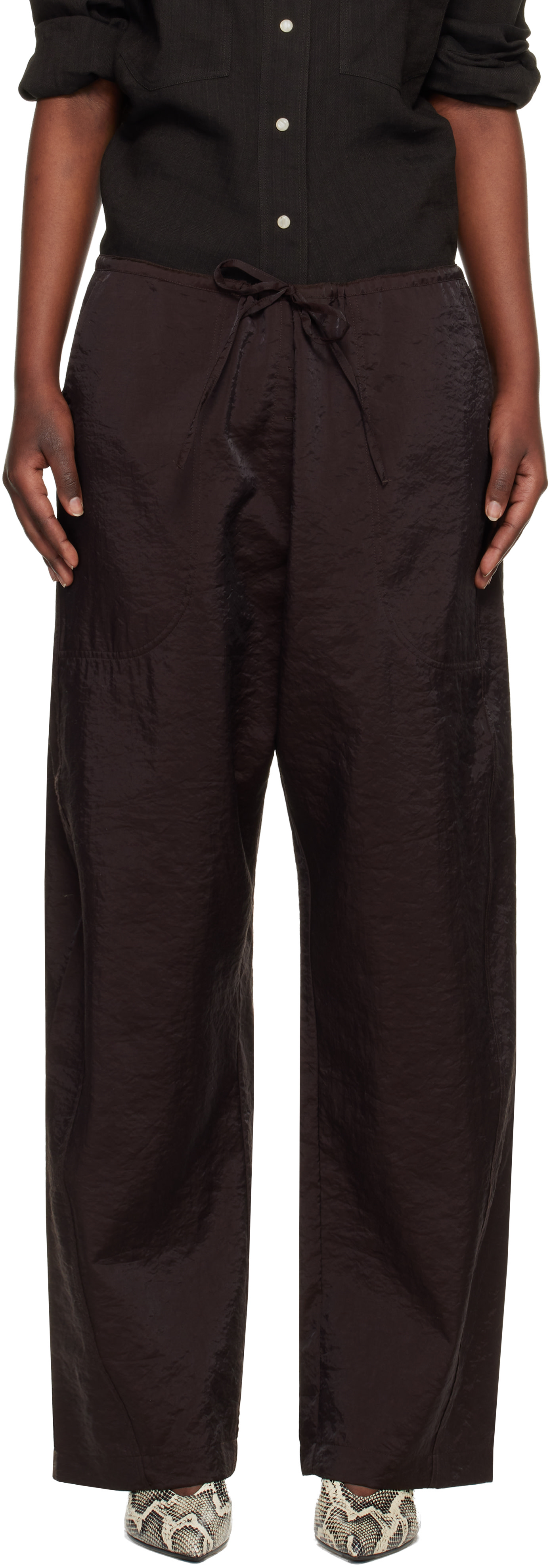 Studio Nicholson - Brown Hera Trousers