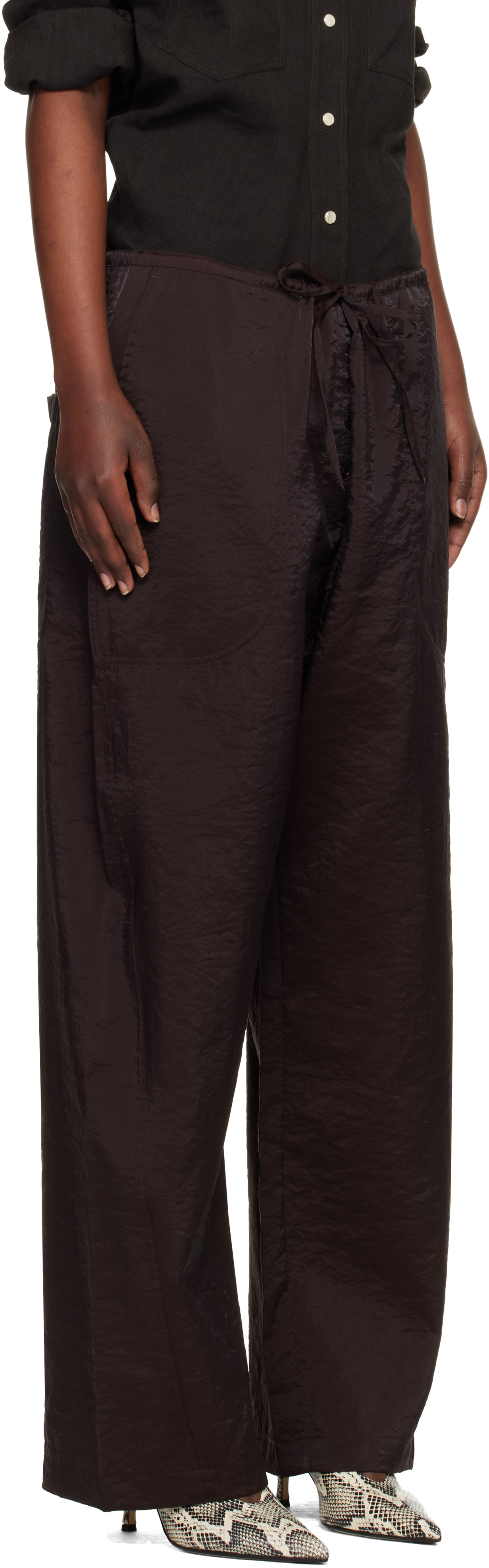 Studio Nicholson - Brown Hera Trousers