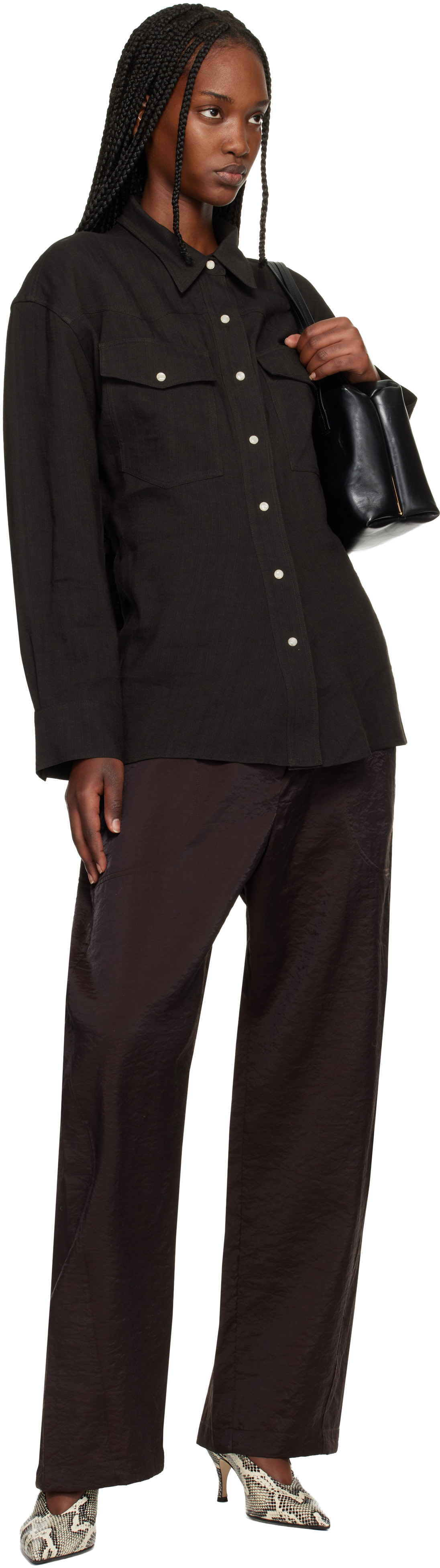 Studio Nicholson - Brown Hera Trousers