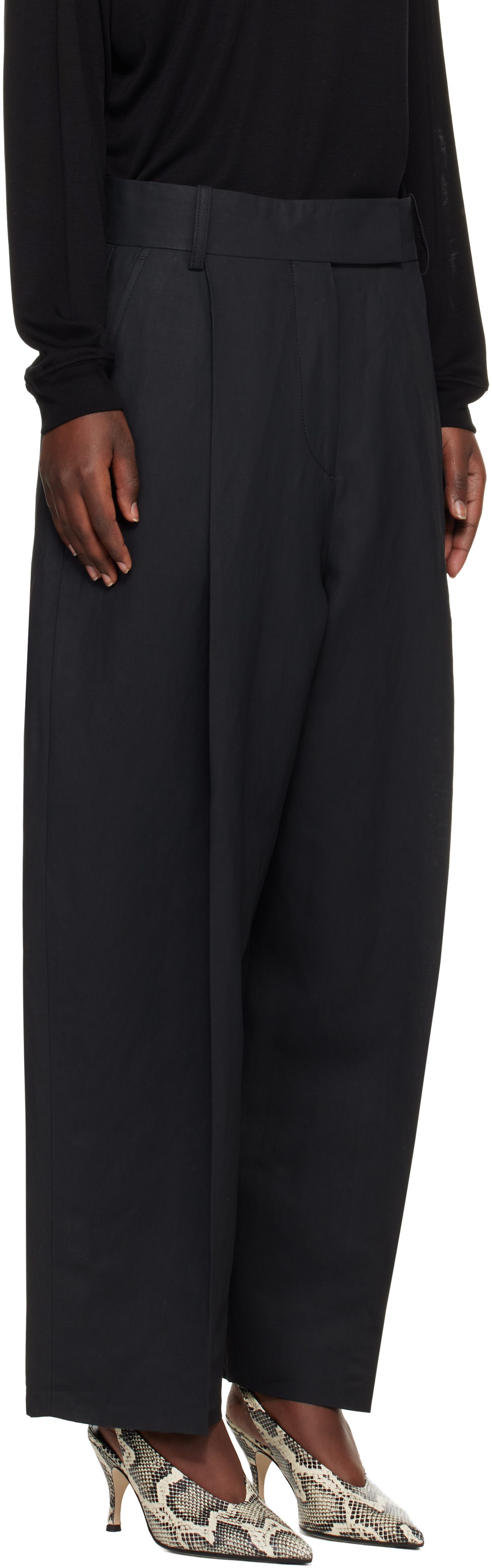 Studio Nicholson - Pantalon Nasser noir
