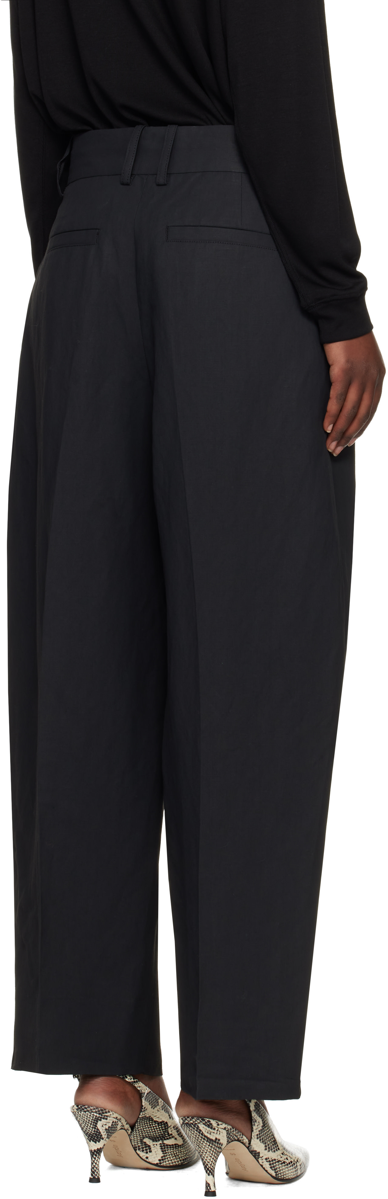 Studio Nicholson - Pantalon Nasser noir