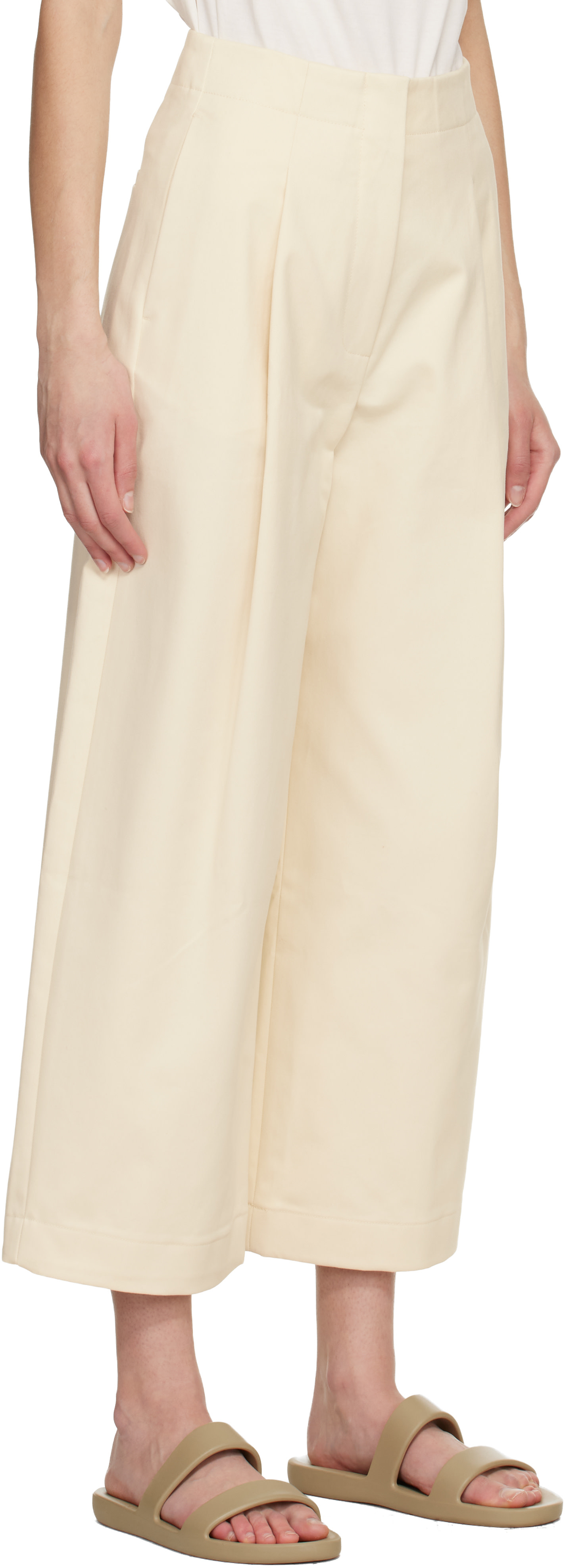 Studio Nicholson - Pantalon décontracté Dordoni blanc cassé