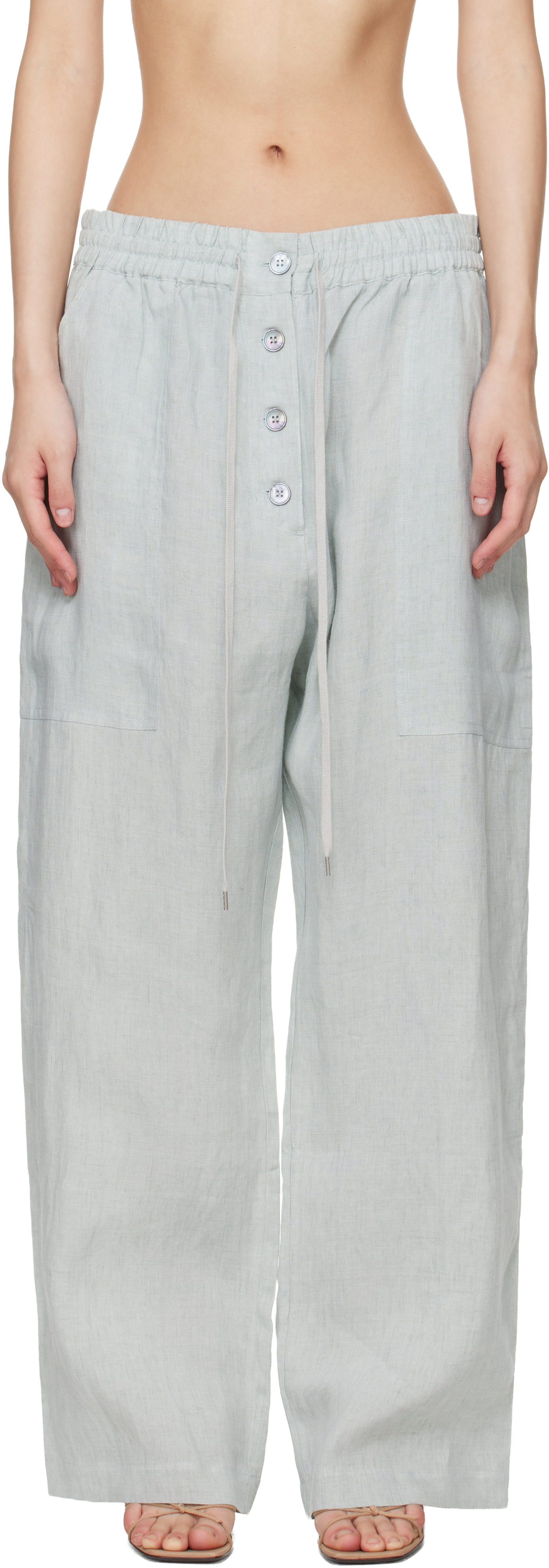 Studio Nicholson - Pantalon Attis vert