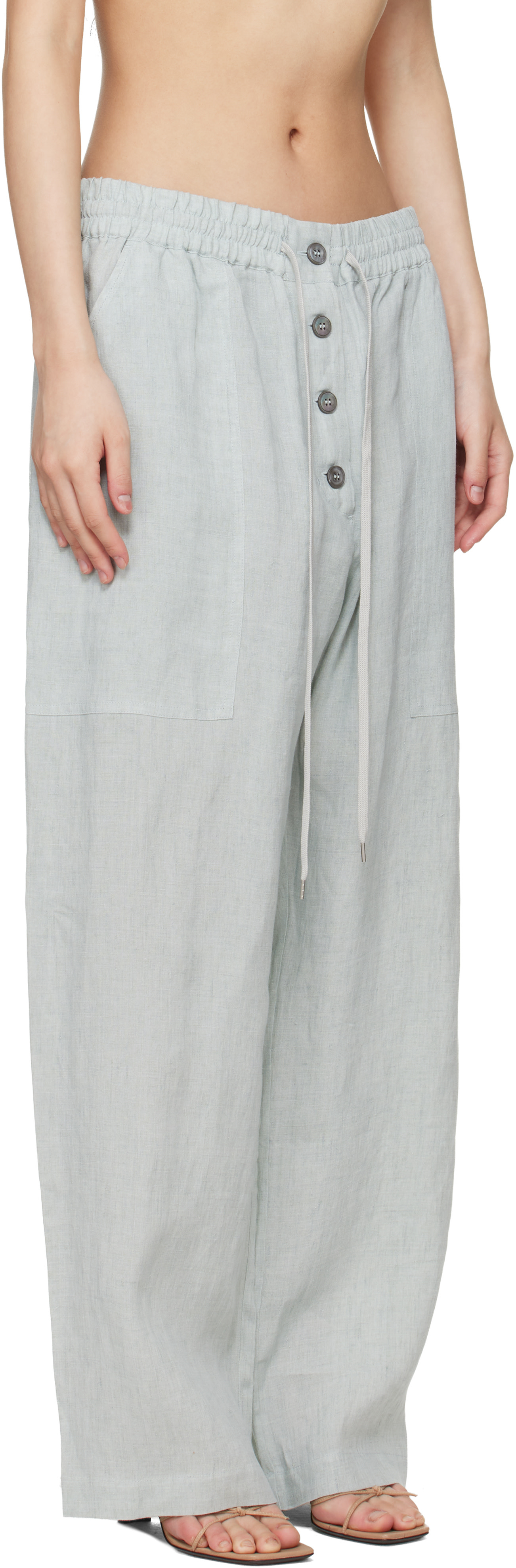 Studio Nicholson - Pantalon Attis vert