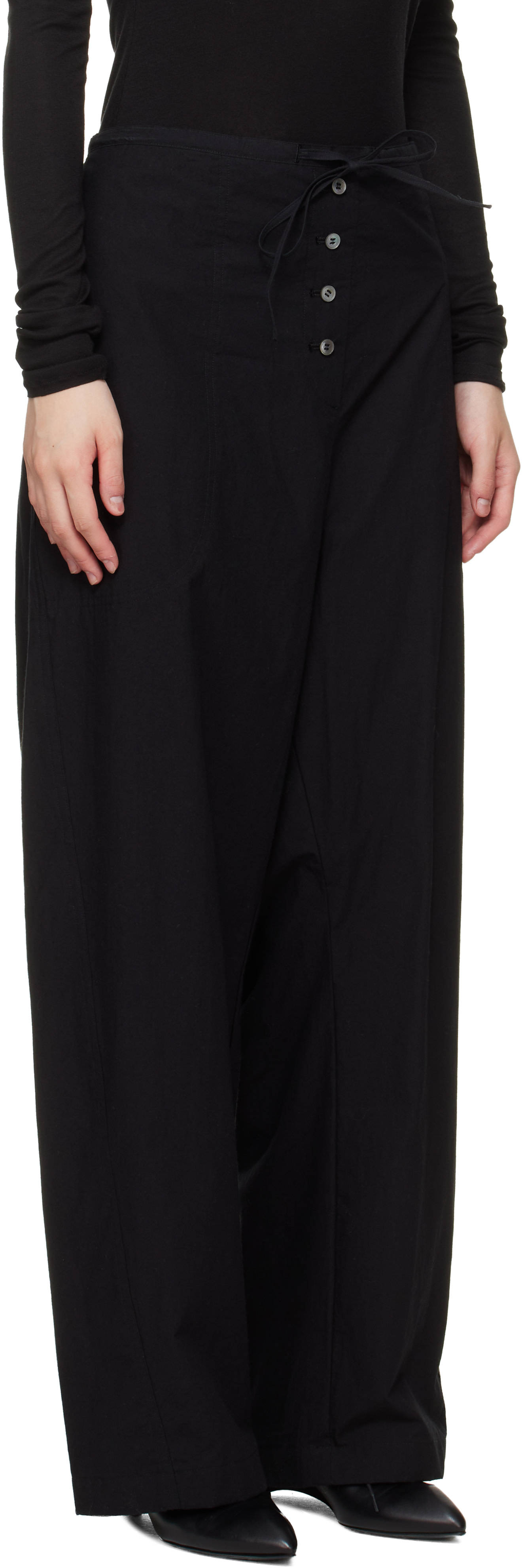 Studio Nicholson - Pantalon Ventura noir