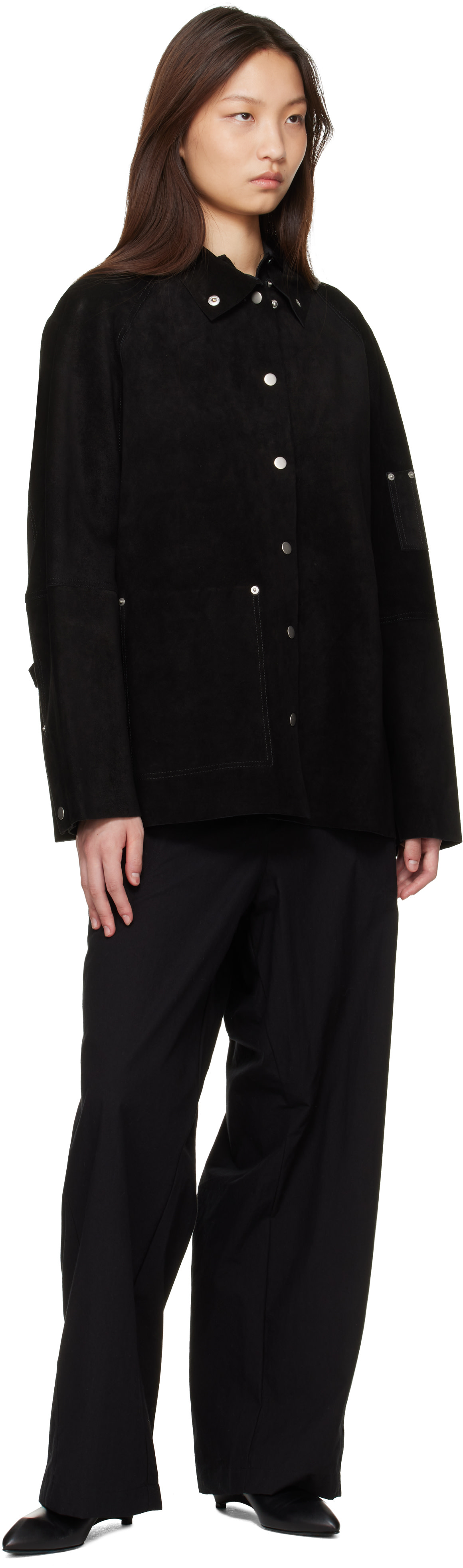 Studio Nicholson - Pantalon Ventura noir