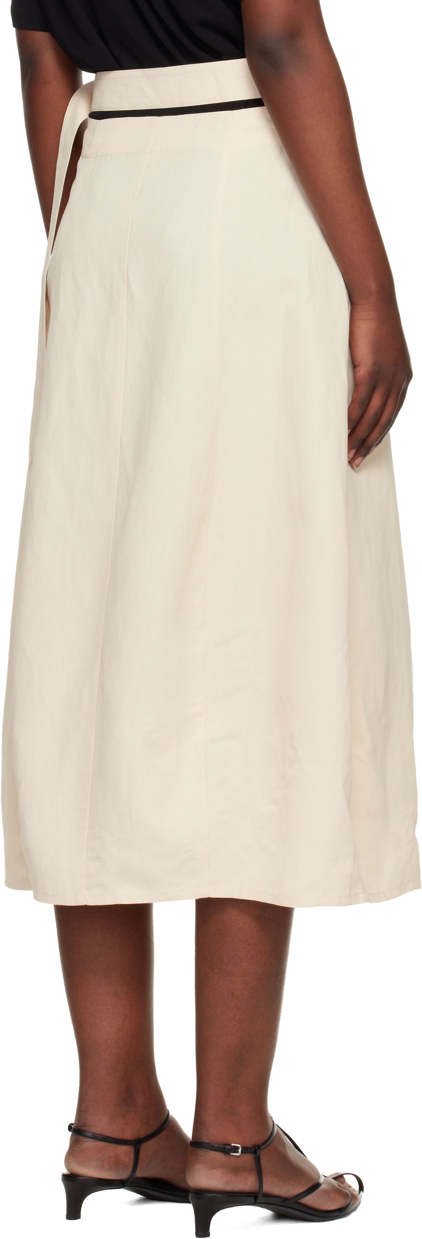Studio Nicholson - Jupe midi Orcha beige