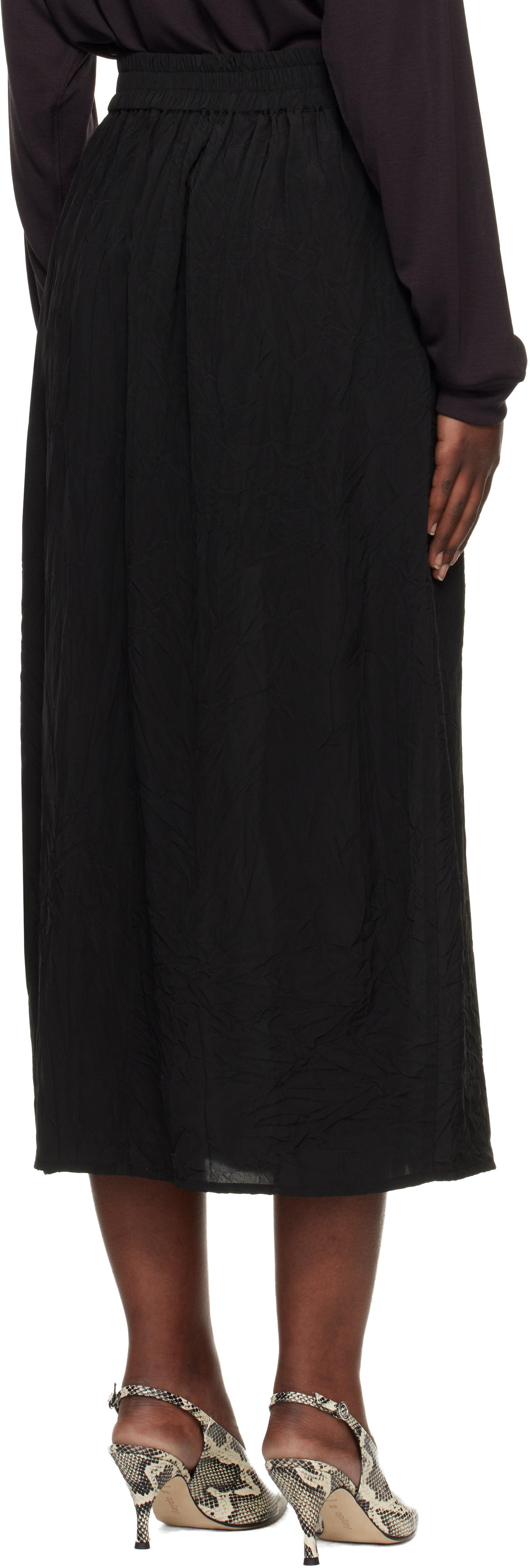 Studio Nicholson - Black Oates Midi Skirt