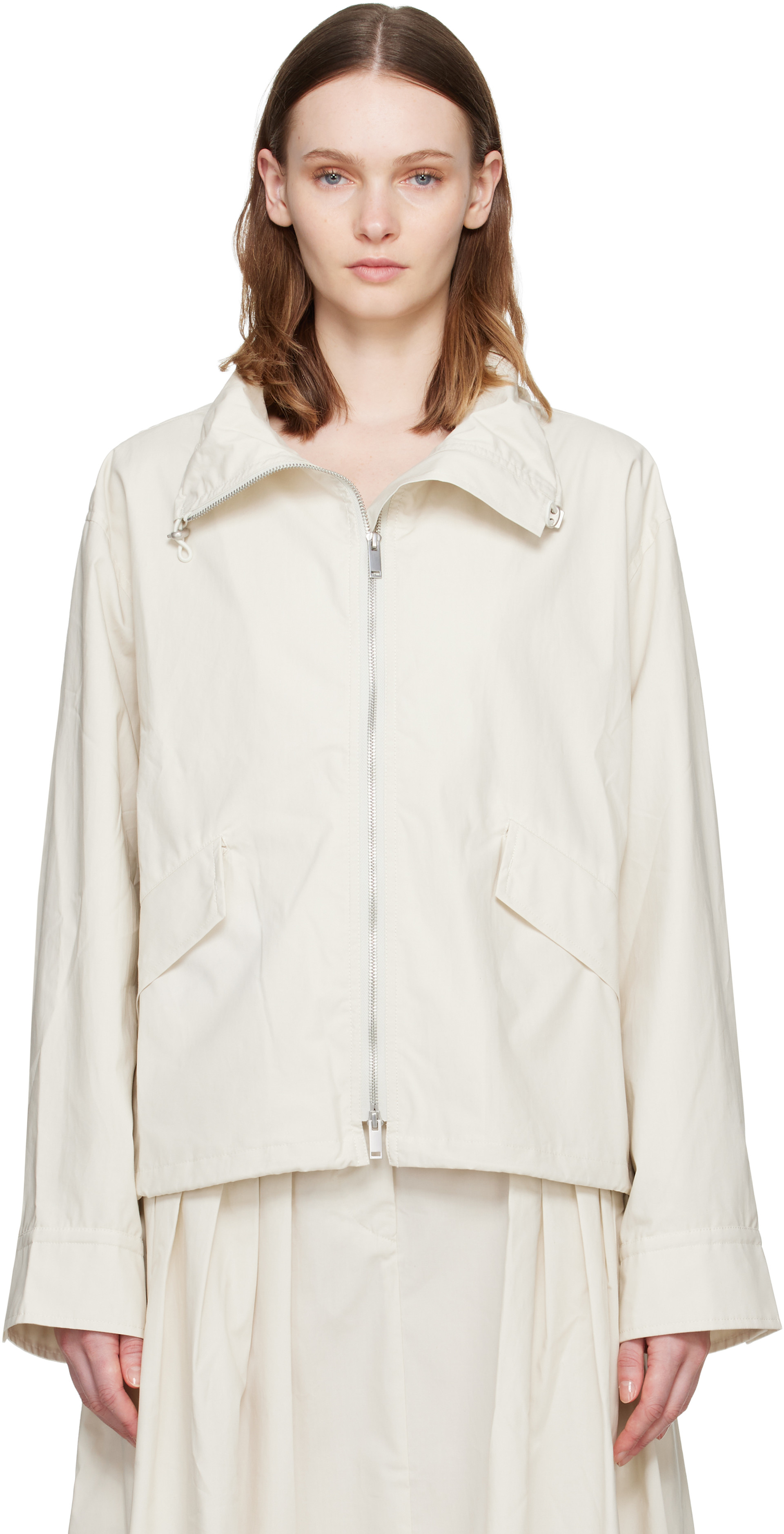 Studio Nicholson - Blouson Lismore blanc cassé