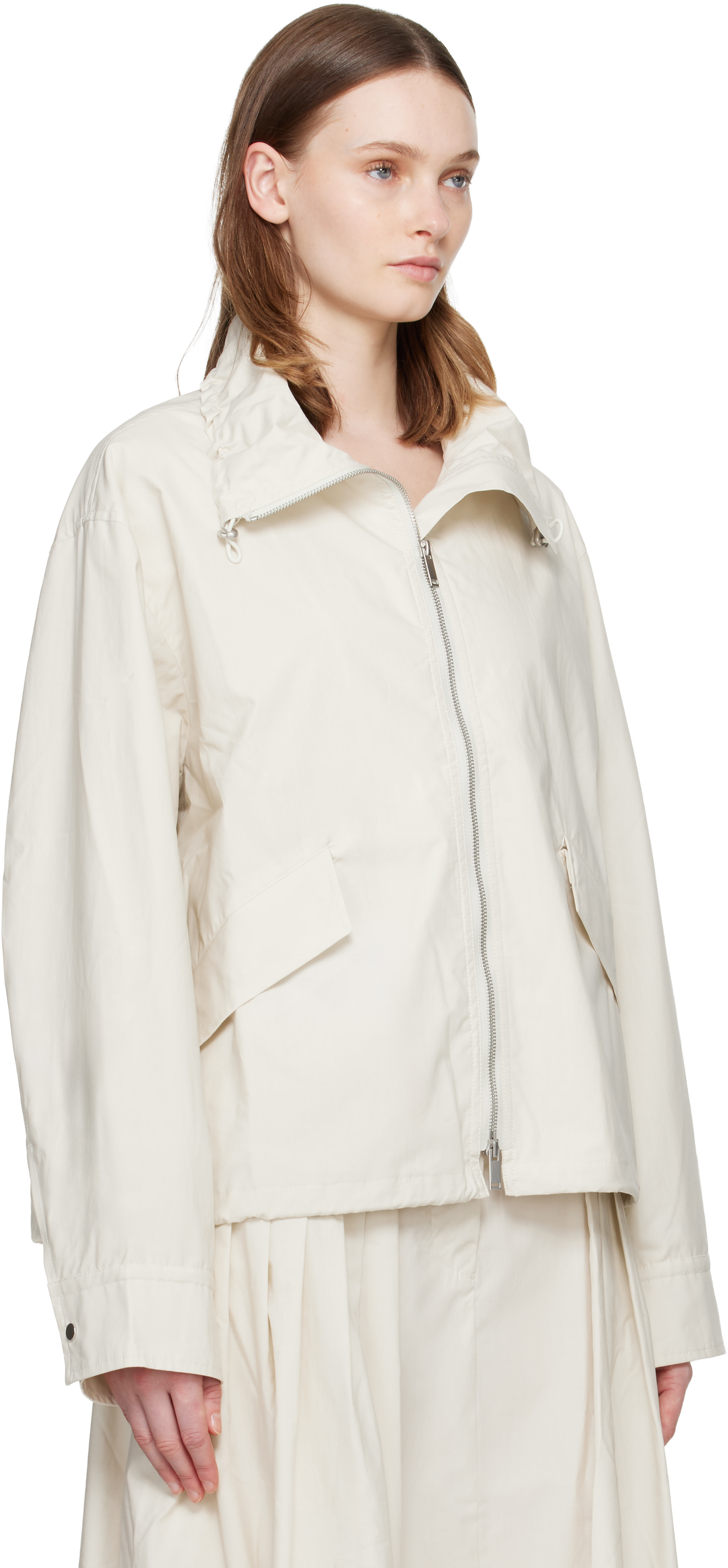 Studio Nicholson - Blouson Lismore blanc cassé