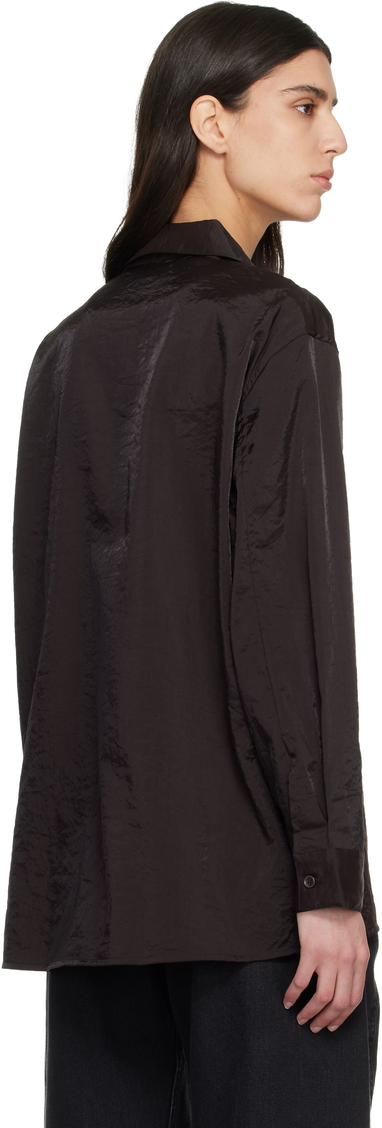 Studio Nicholson - Chemise Pinole bourgogne