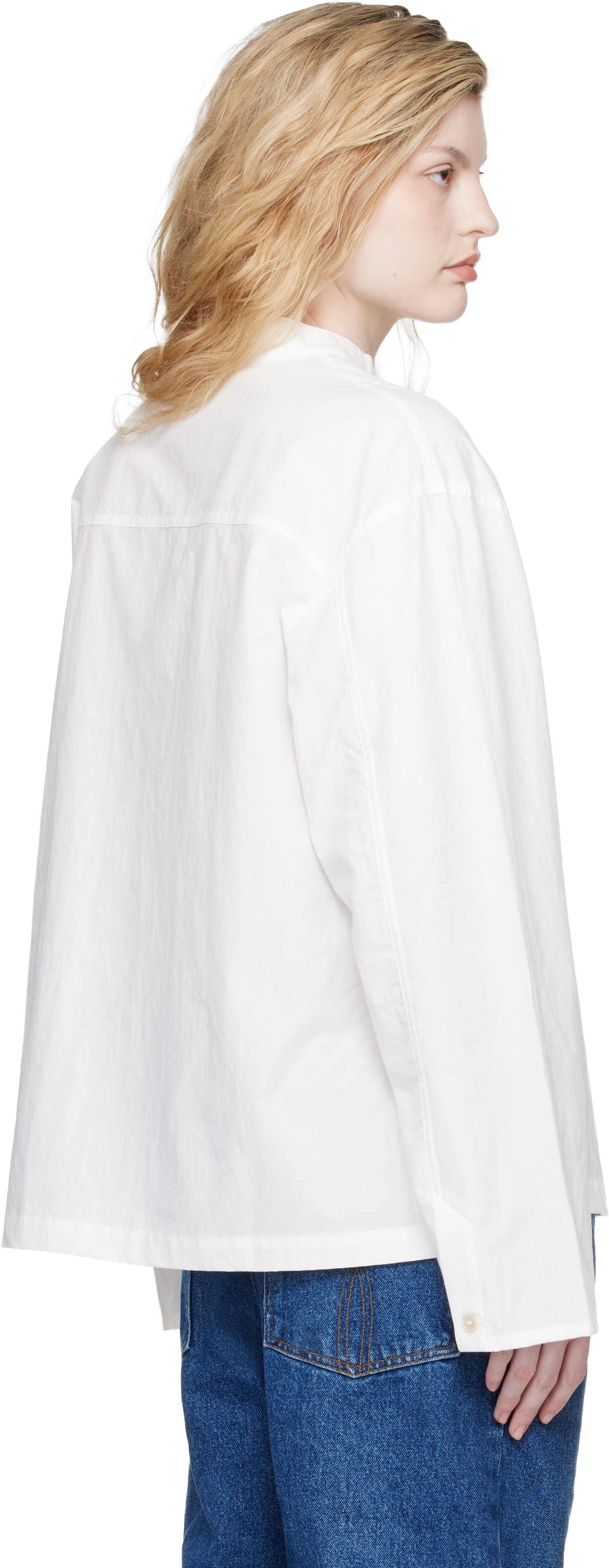 Studio Nicholson - Chemise Vega blanche