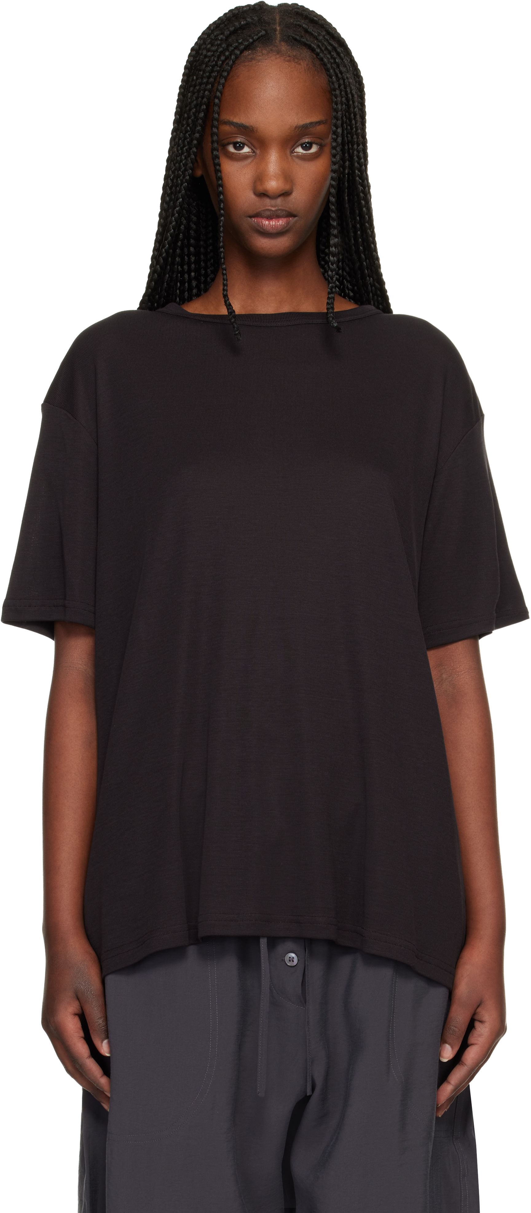 Studio Nicholson - T-shirt Rond brun