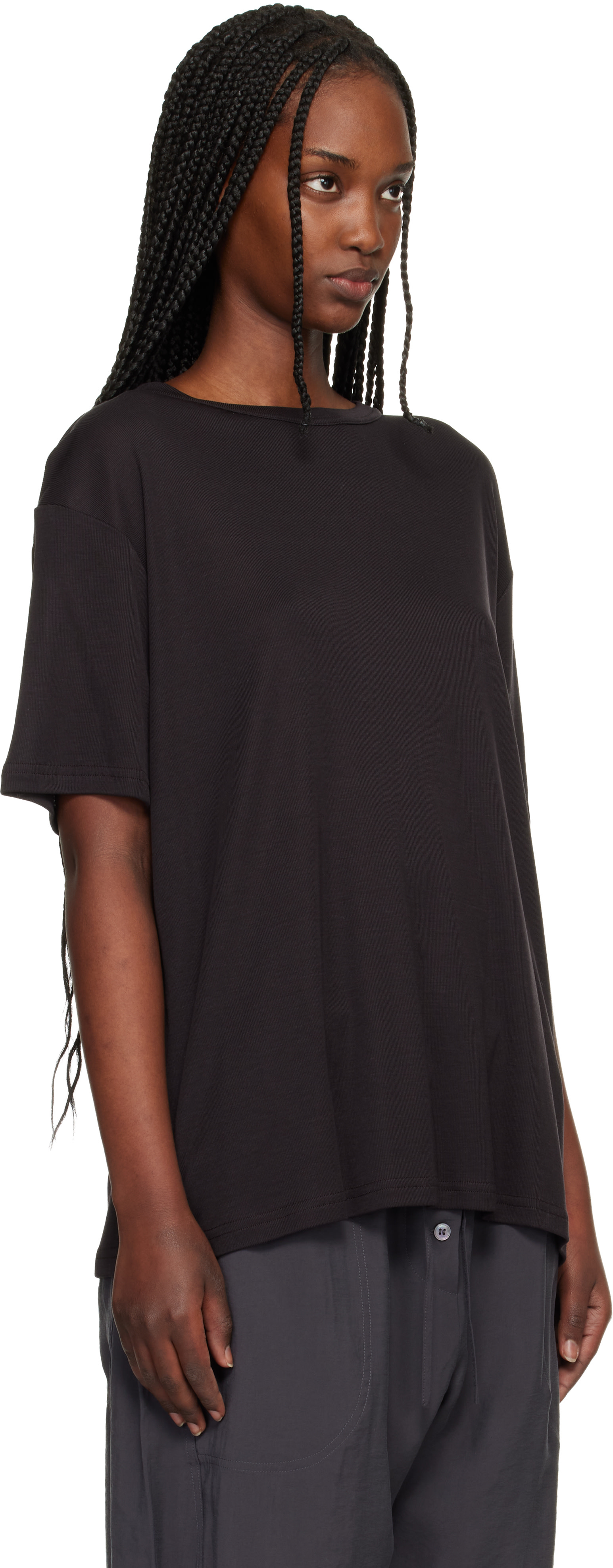 Studio Nicholson - T-shirt Rond brun