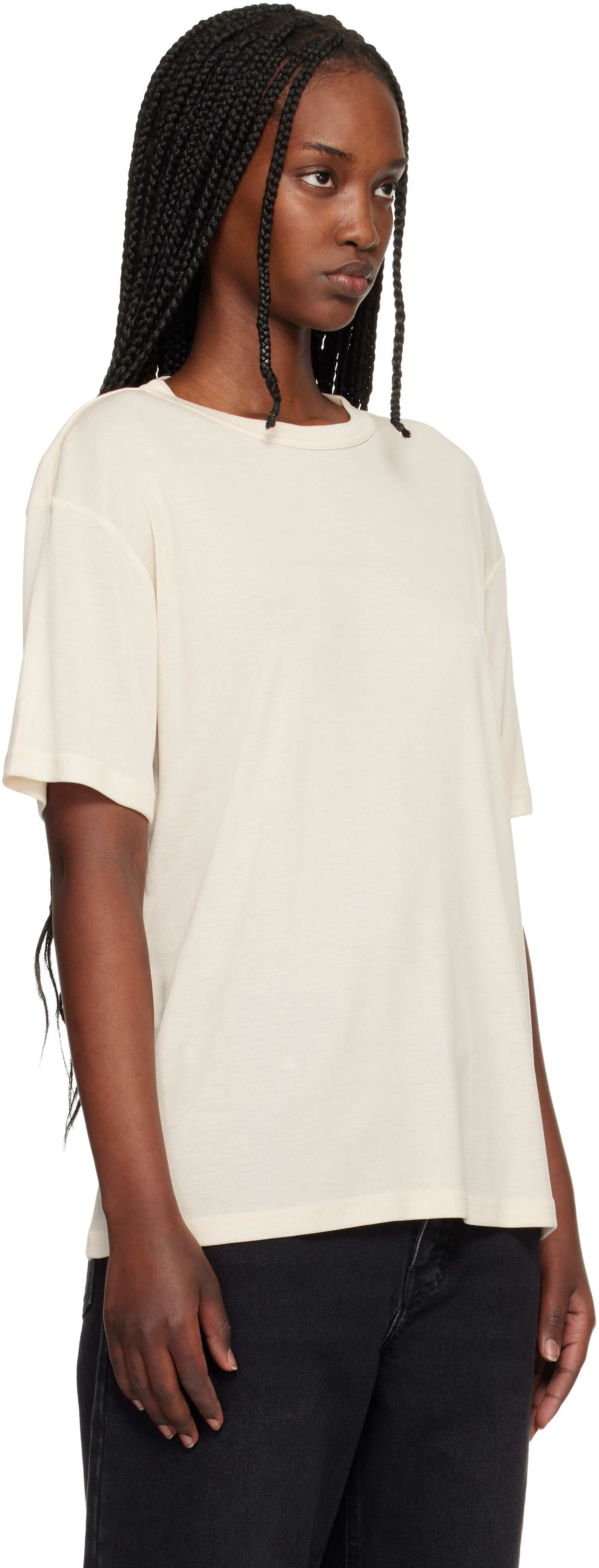 Studio Nicholson - T-shirt Rond beige