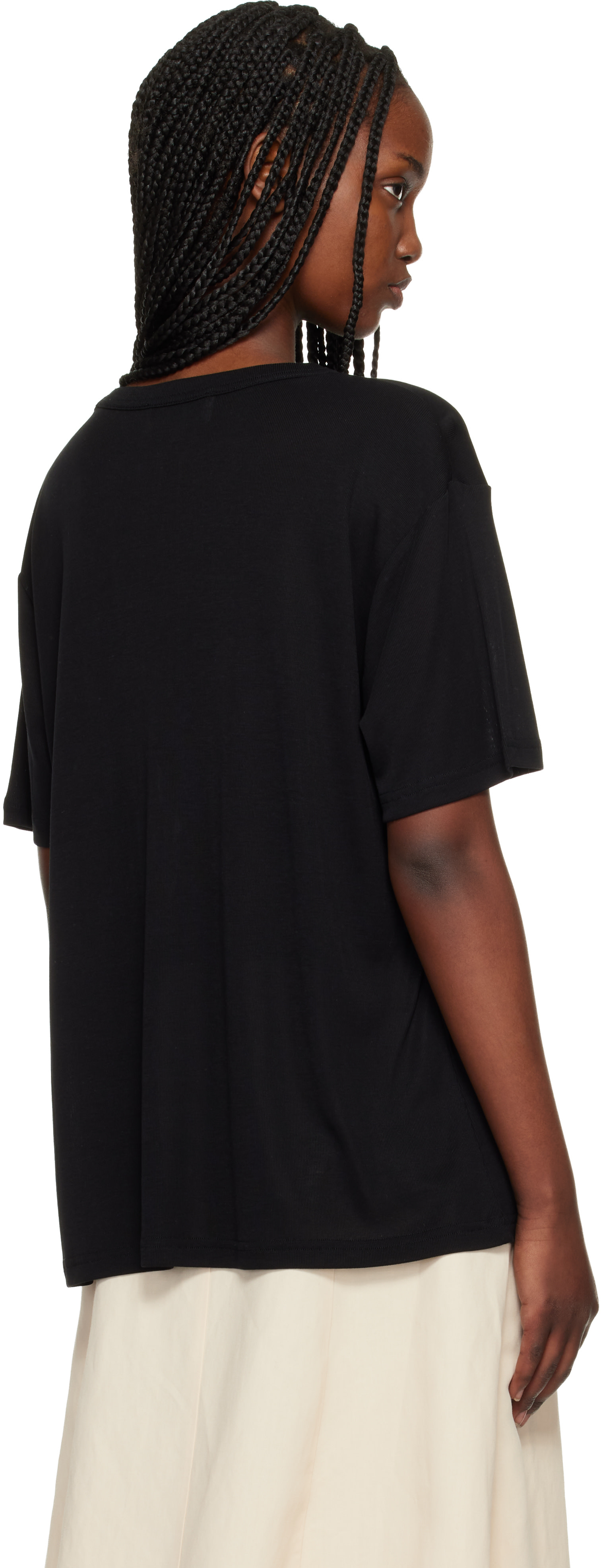 Studio Nicholson - T-shirt Rond noir