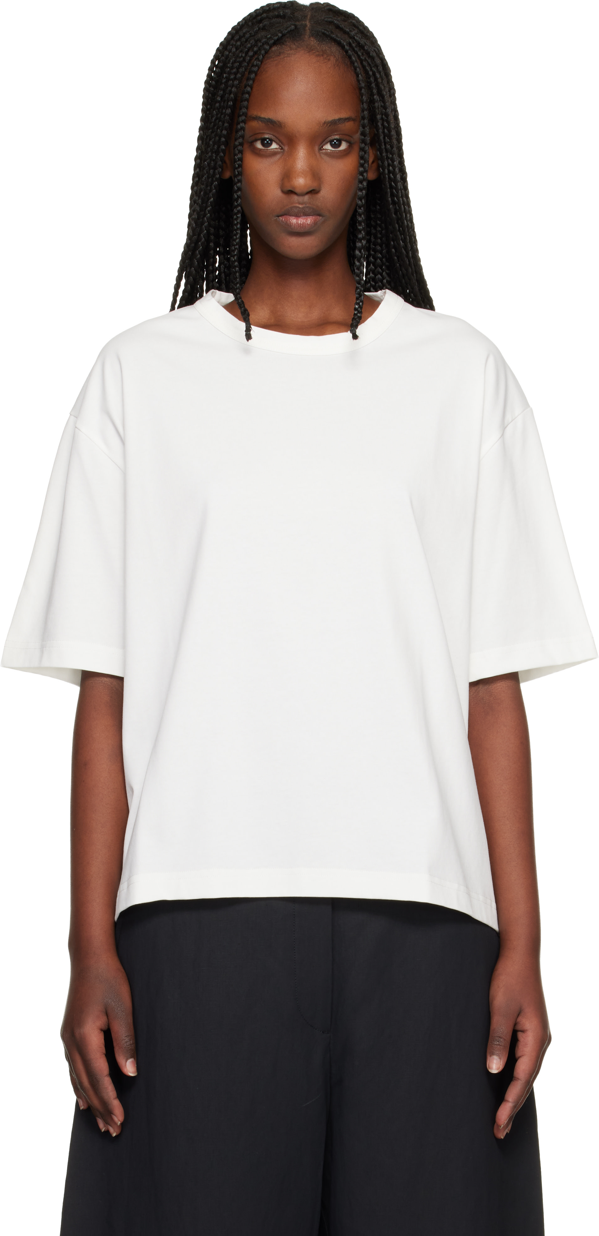 Studio Nicholson - T-shirt Lee blanc