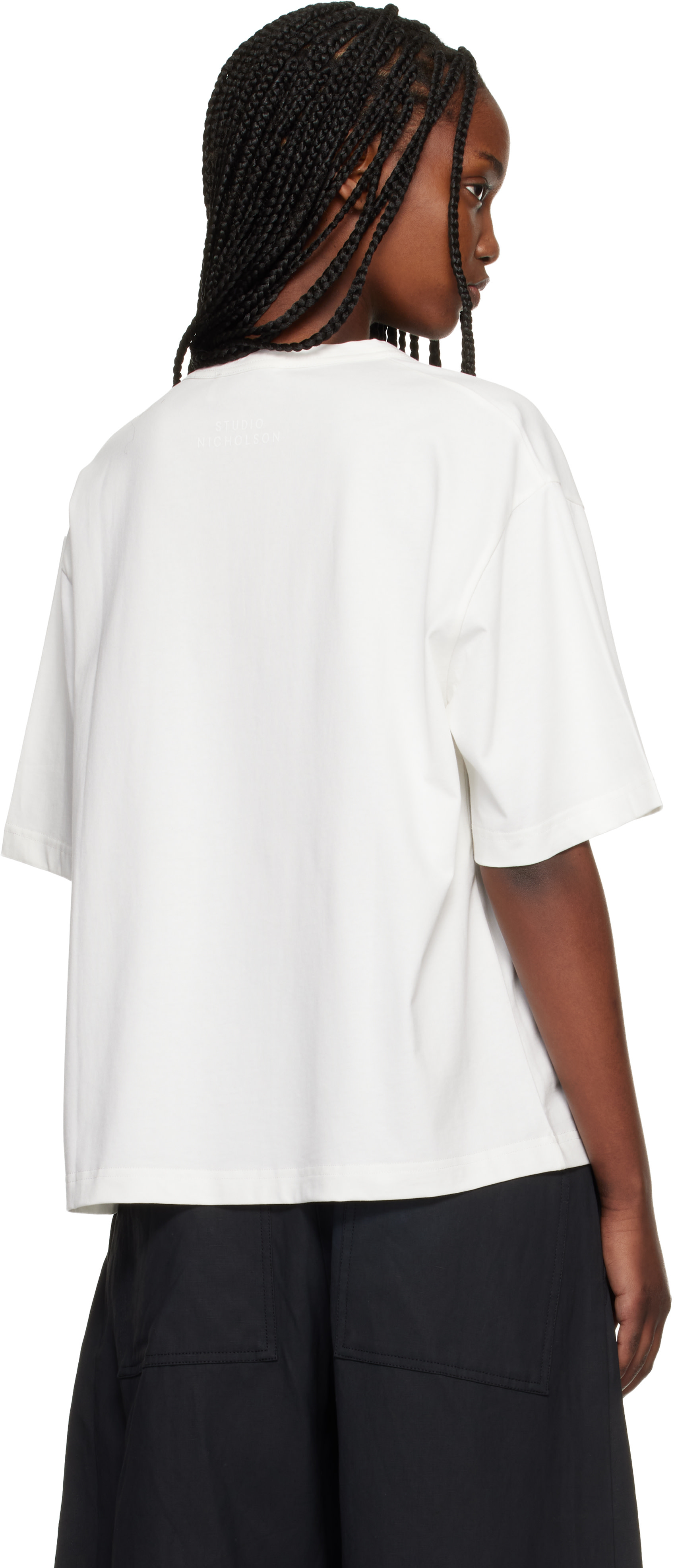 Studio Nicholson - T-shirt Lee blanc