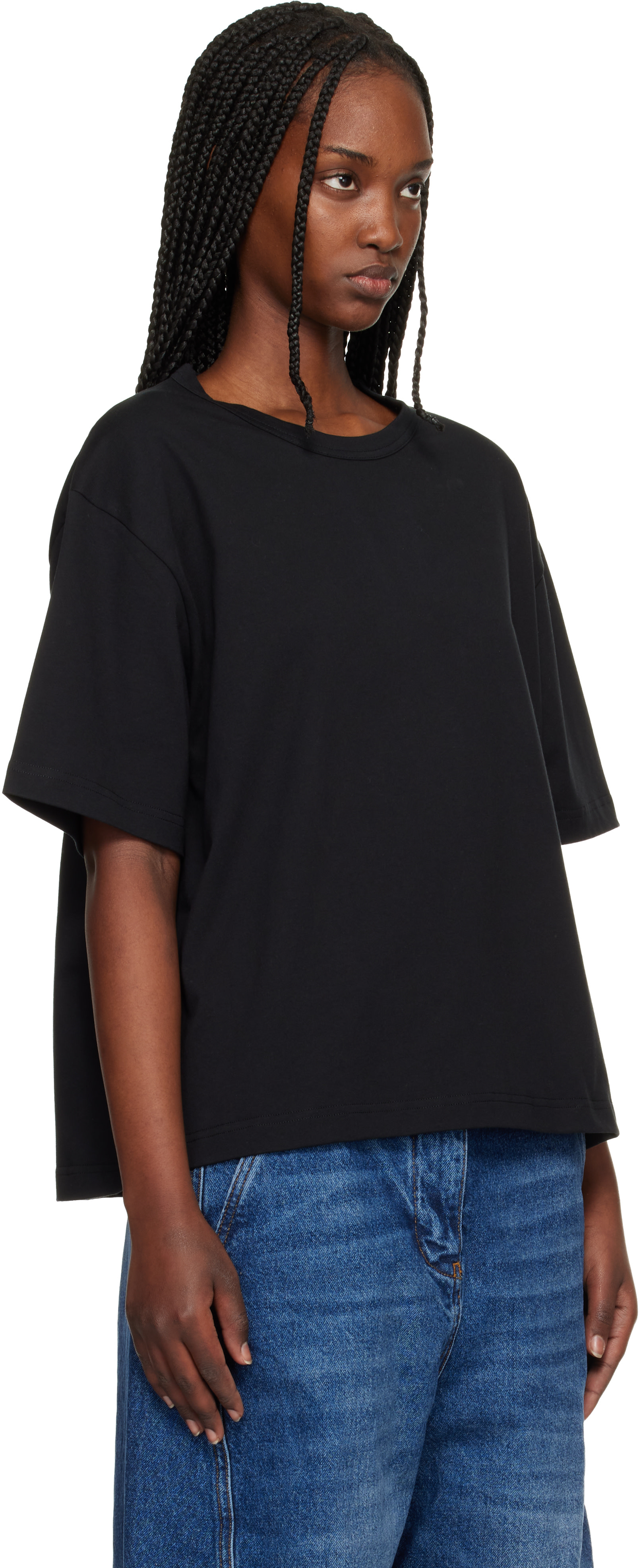 Studio Nicholson - T-shirt Lee noir