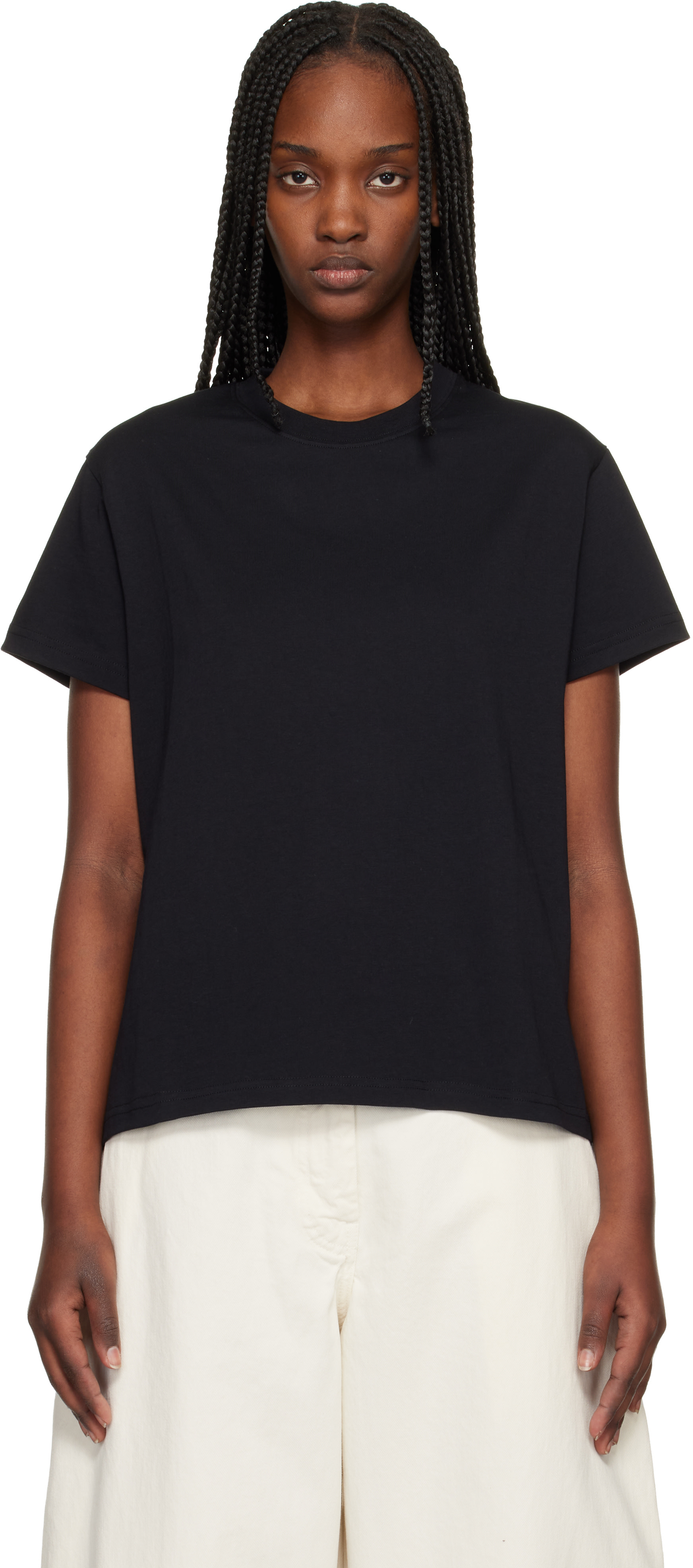 Studio Nicholson - T-shirt Marine noir