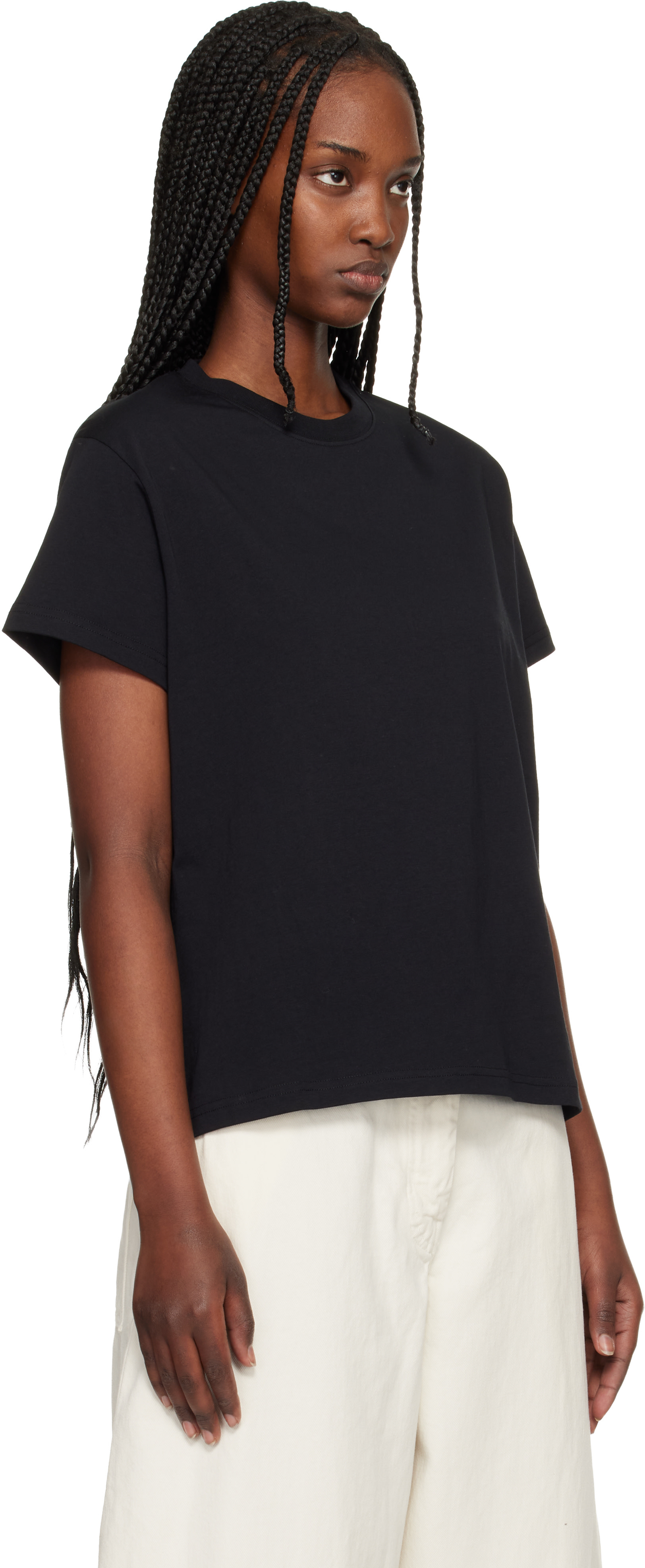 Studio Nicholson - T-shirt Marine noir