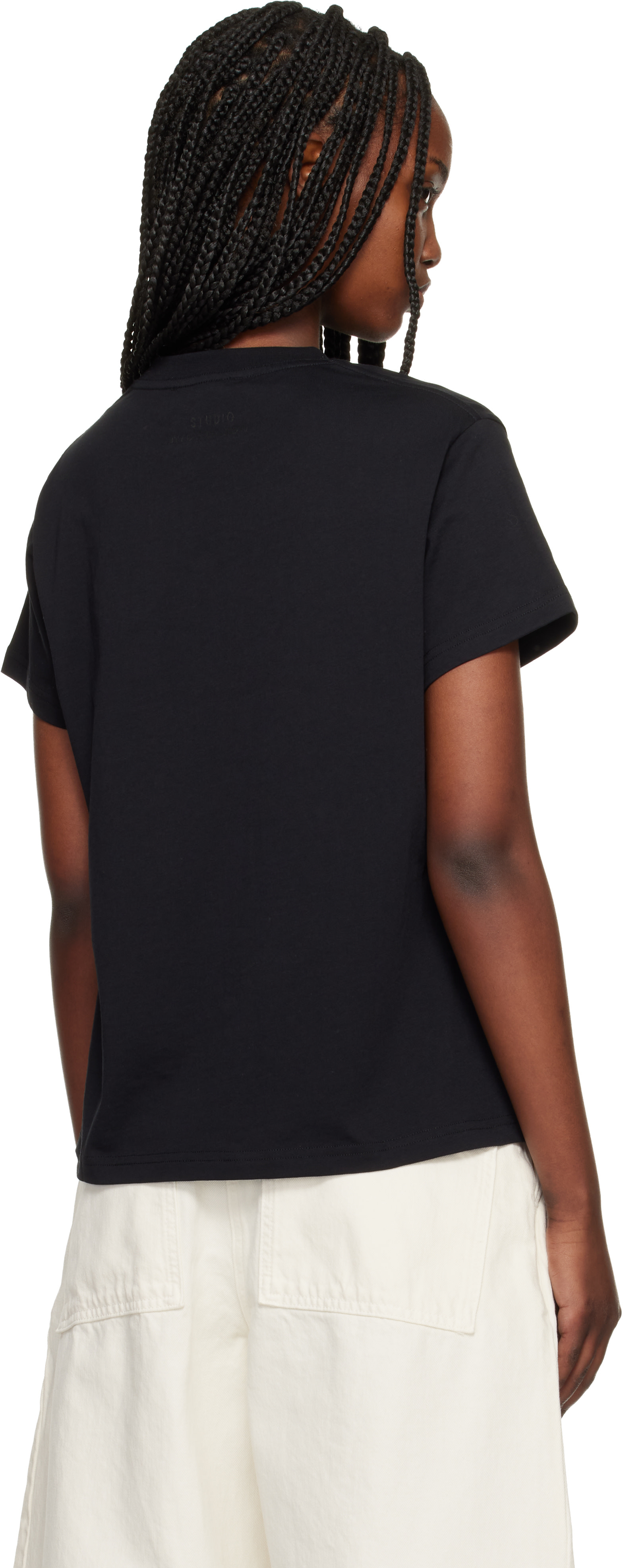 Studio Nicholson - T-shirt Marine noir