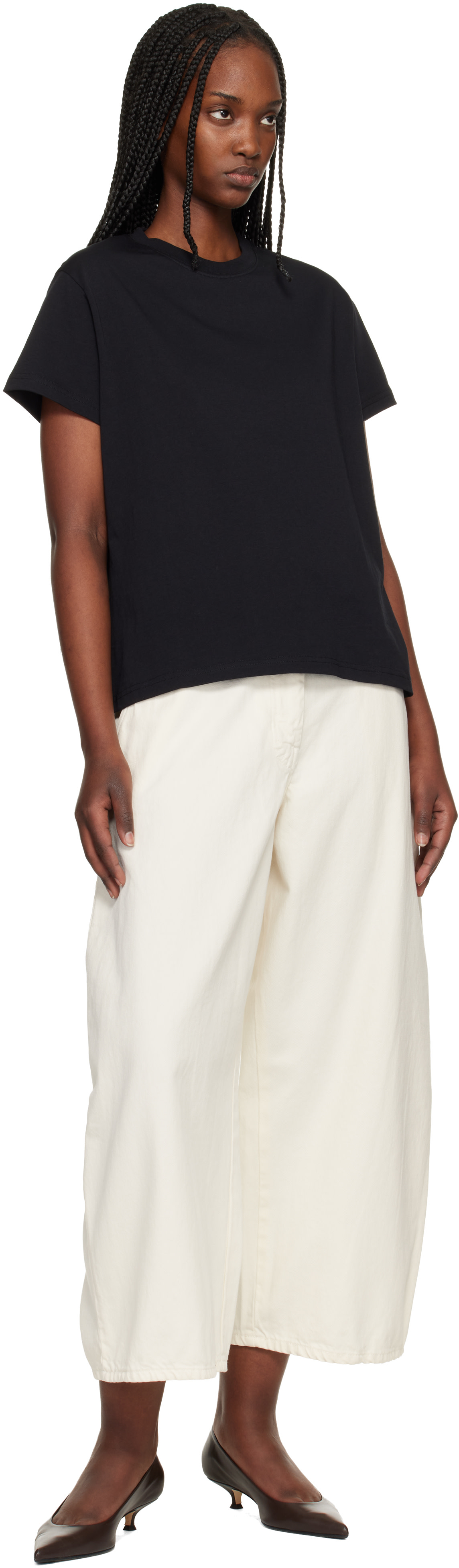Studio Nicholson - T-shirt Marine noir
