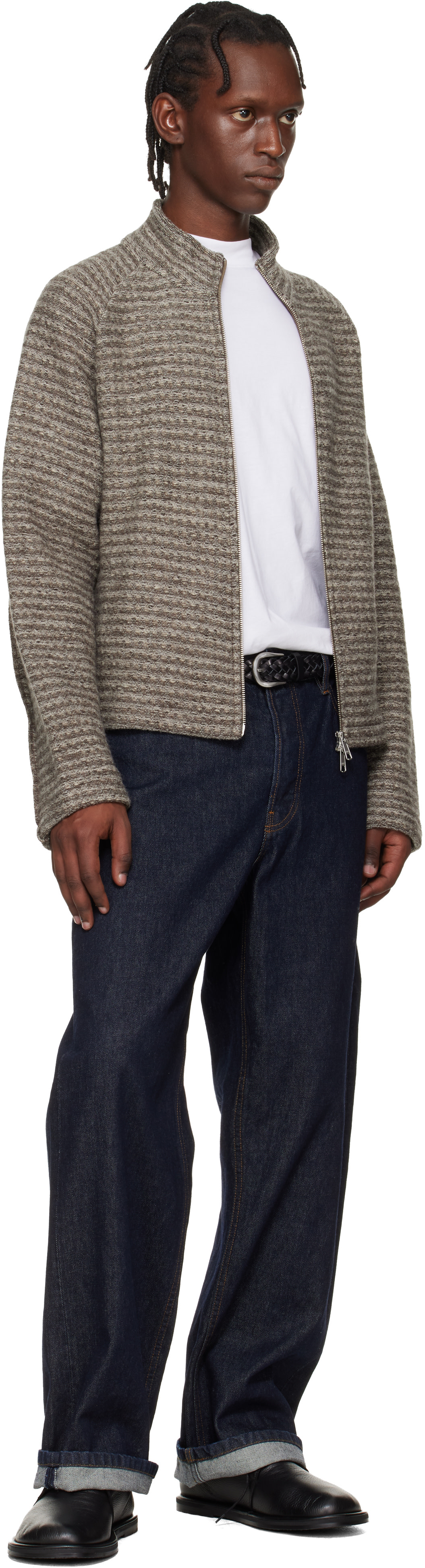 Studio Nicholson - Black Plaited Belt