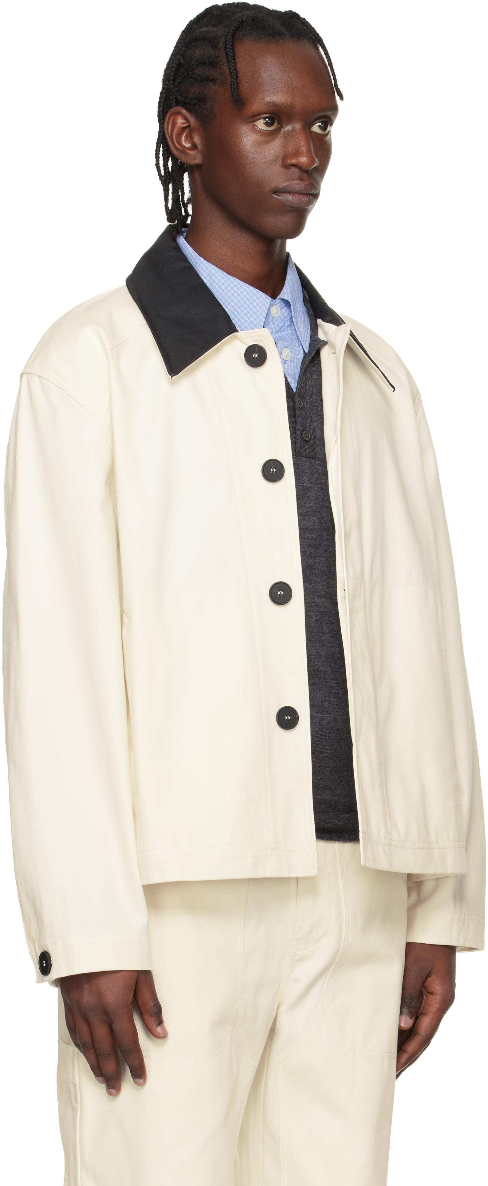 Studio Nicholson - Blouson Dover blanc