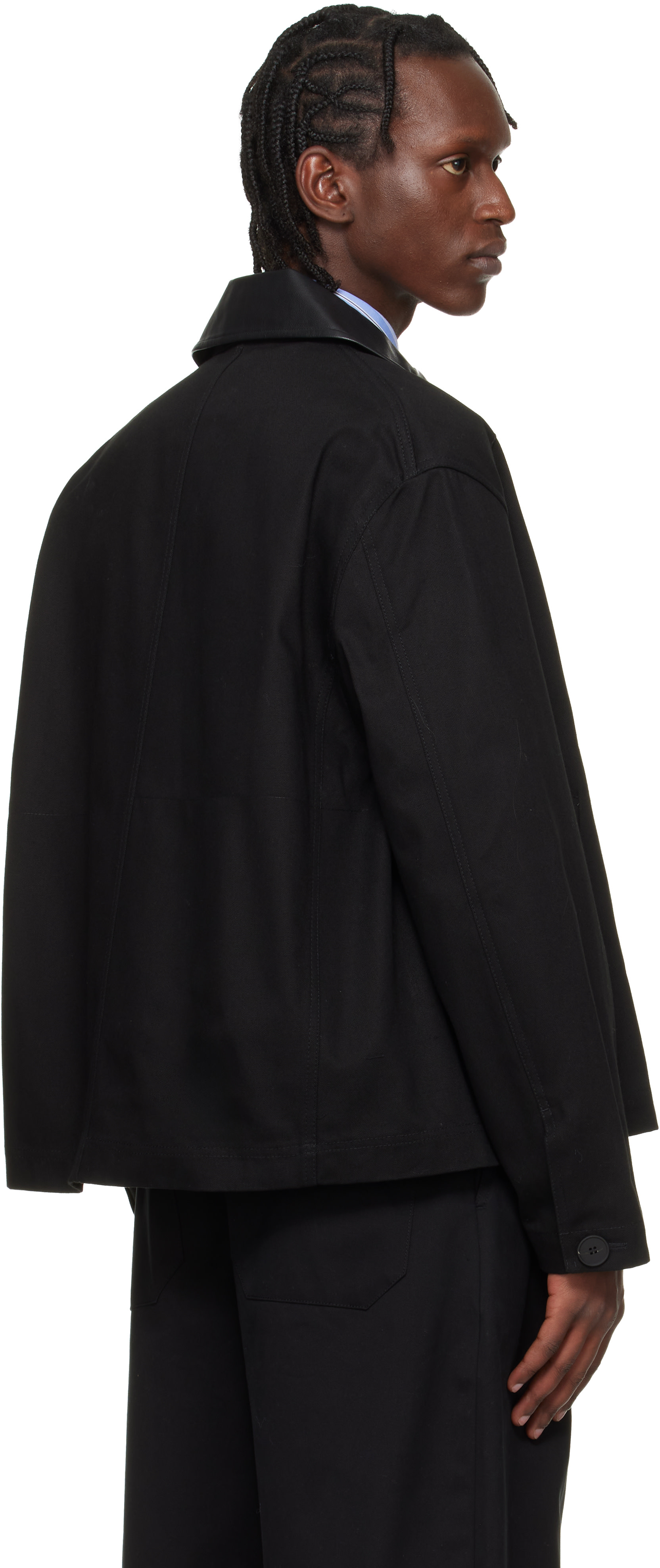 Studio Nicholson - Blouson Dover noir édition Aaron Levine