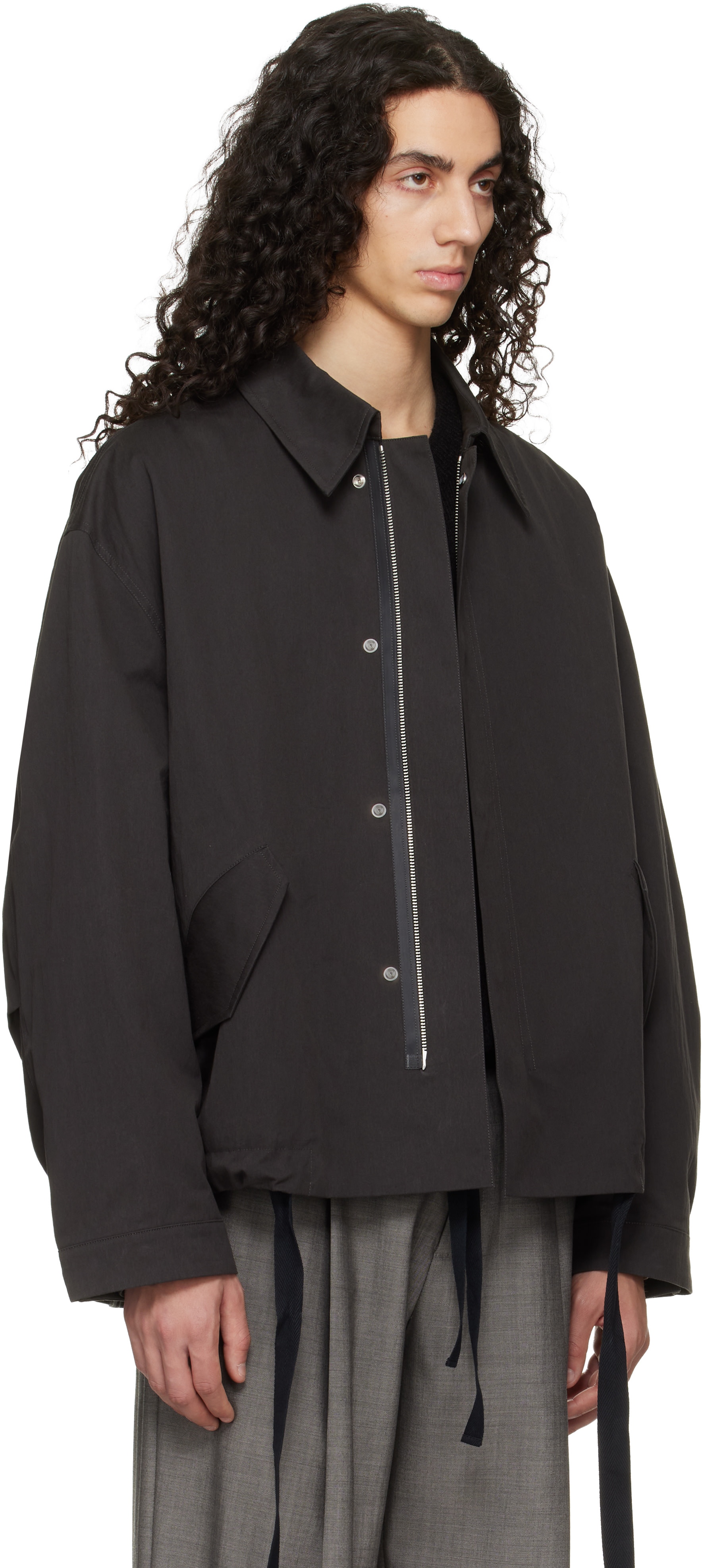 Studio Nicholson - Blouson Comba noir