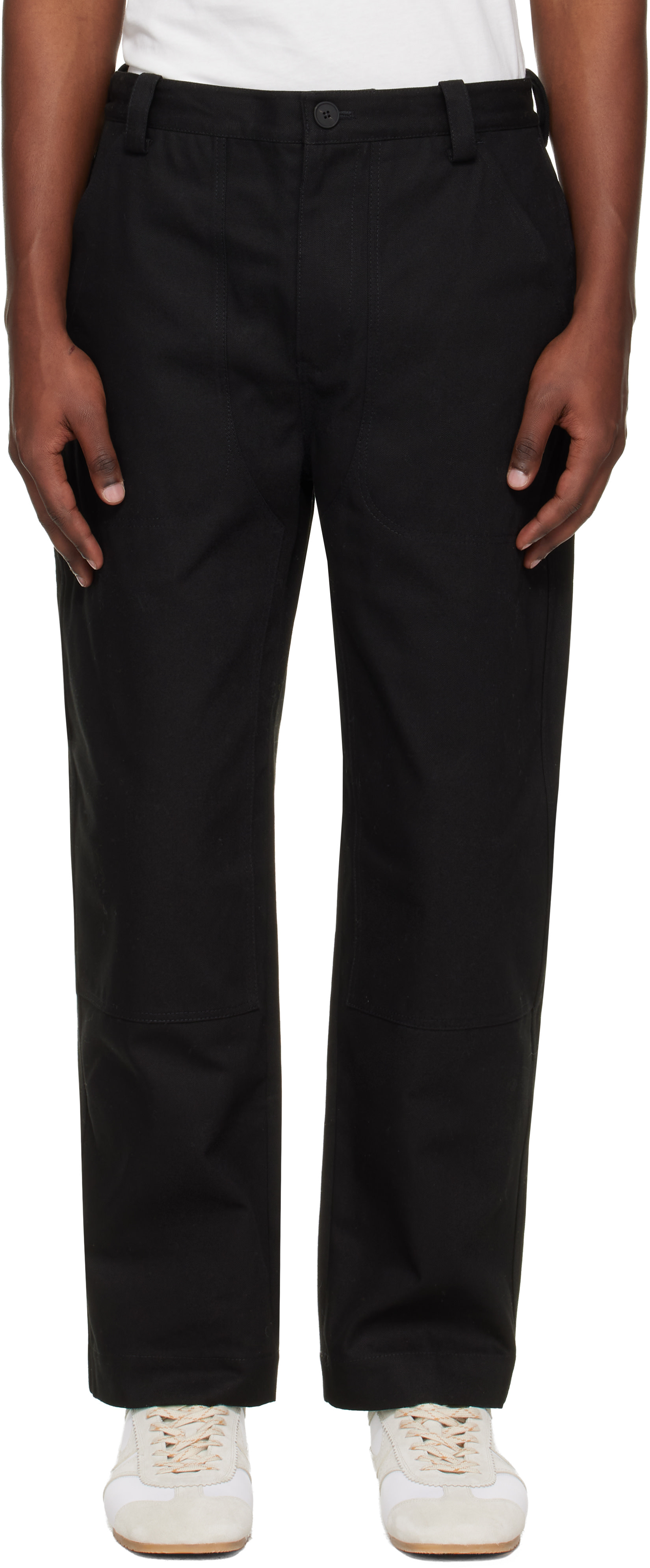 Studio Nicholson - Pantalon Denver noir - Winter Module