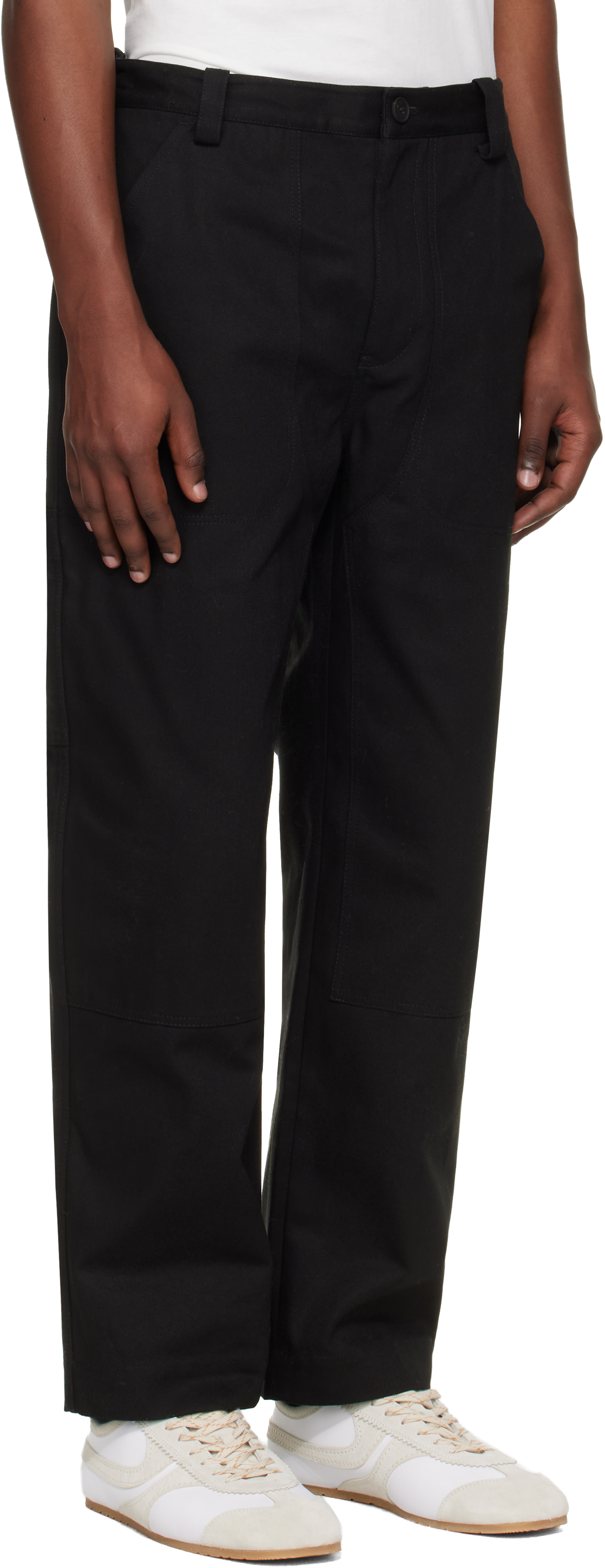 Studio Nicholson - Pantalon Denver noir - Winter Module