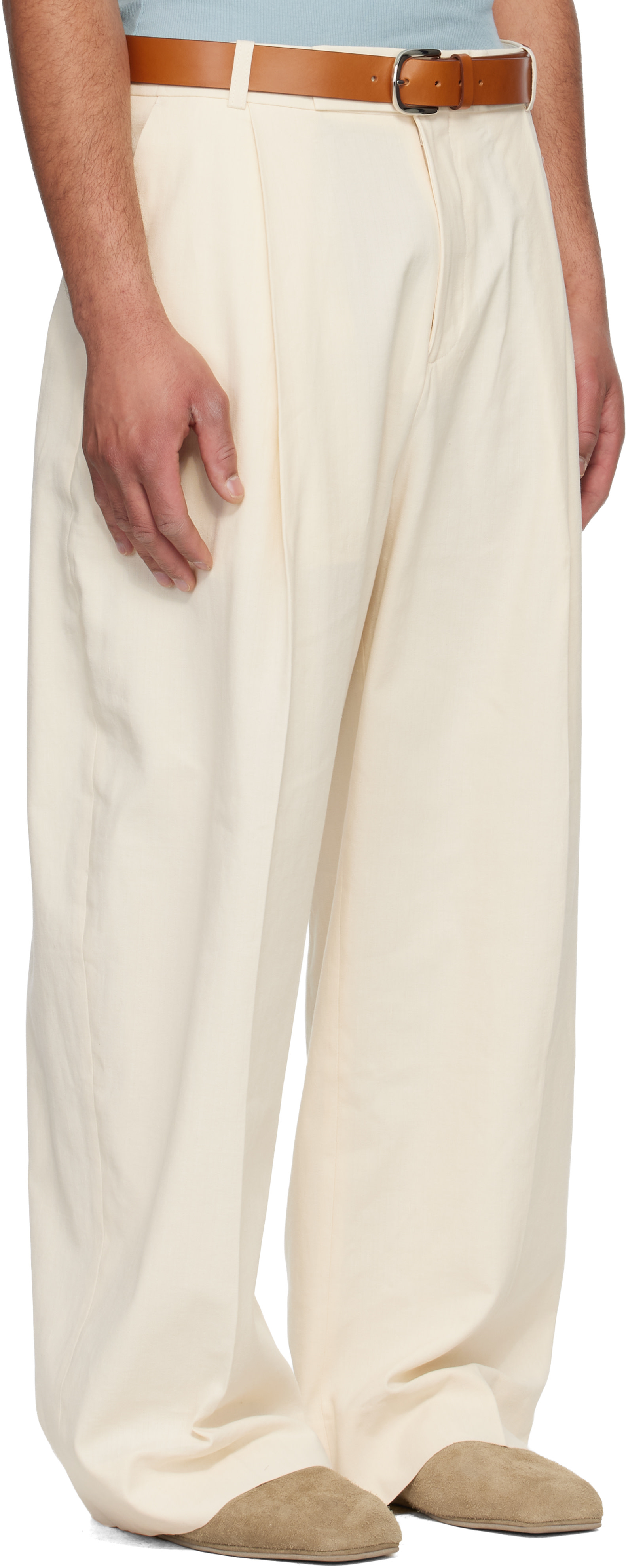 Studio Nicholson - Off-White Pull Trousers