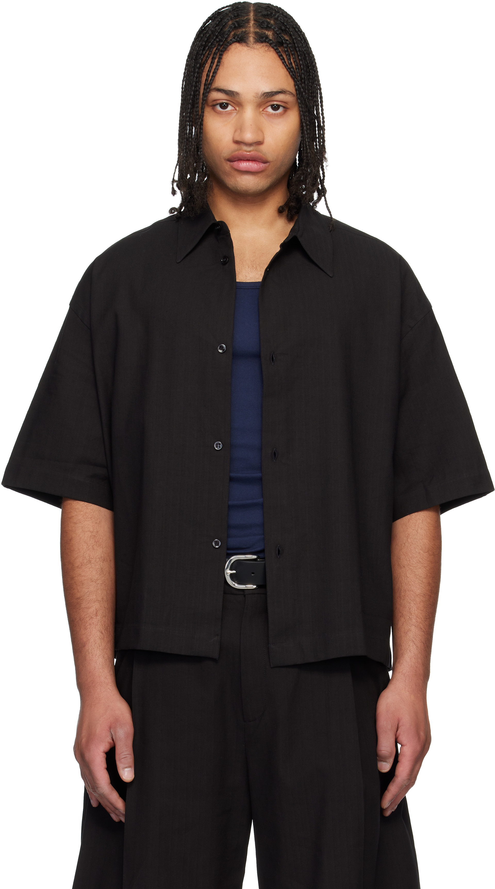Studio Nicholson - Black Sanko Shirt