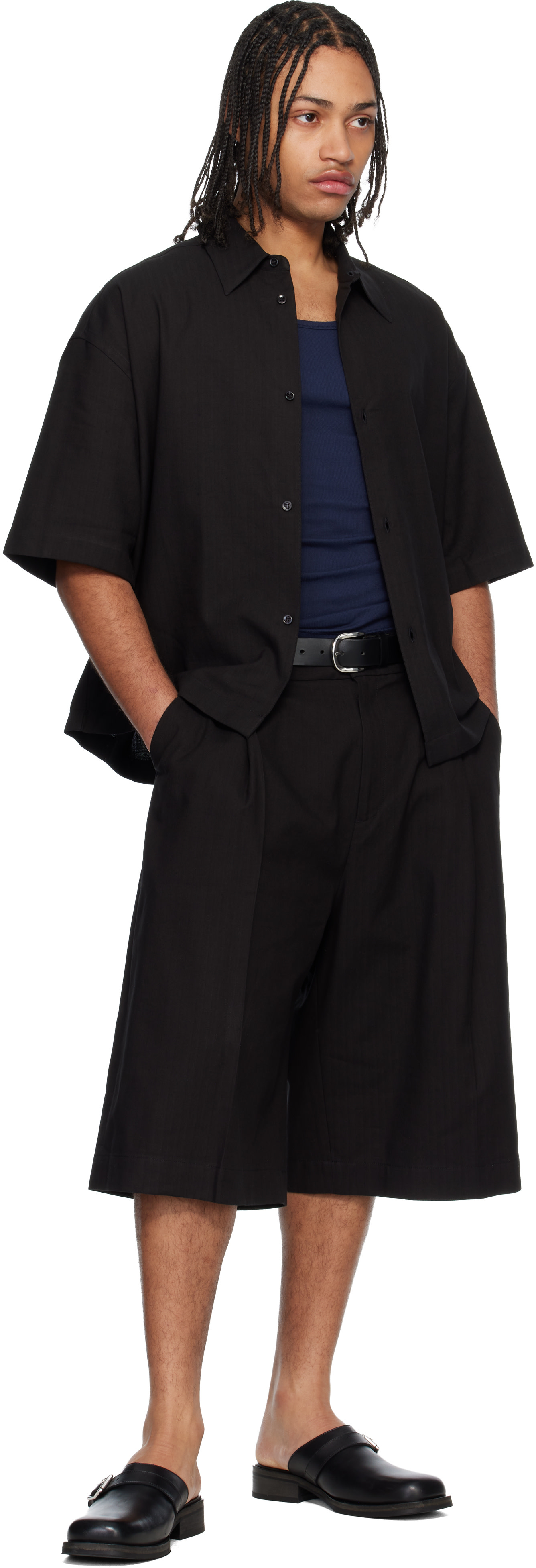 Studio Nicholson - Black Sanko Shirt