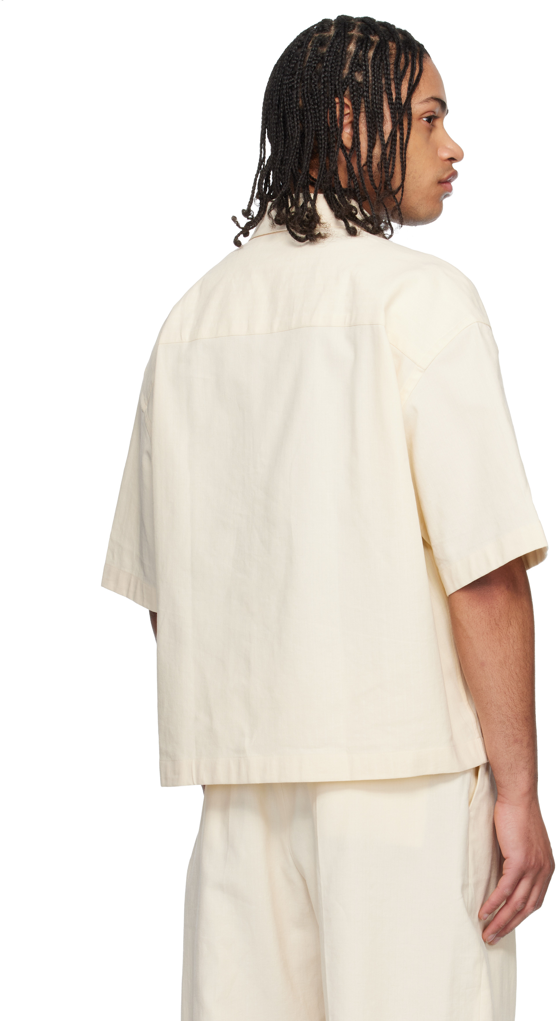 Studio Nicholson - Chemise Sanko blanc cassé