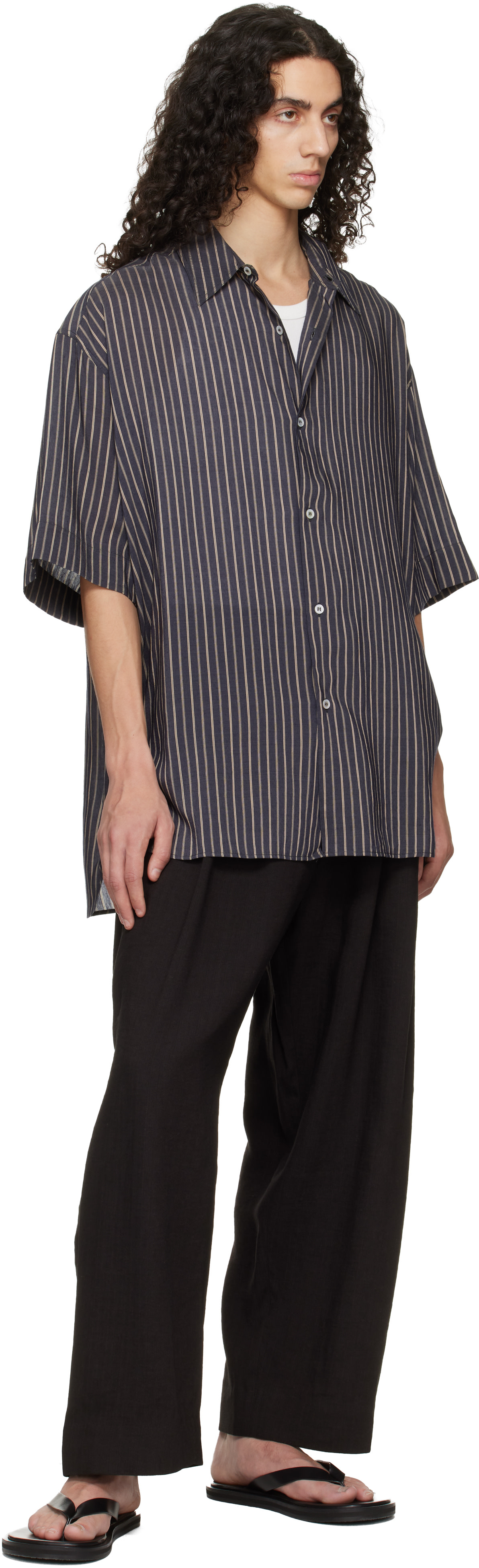 Studio Nicholson - Chemise Sorono indigo